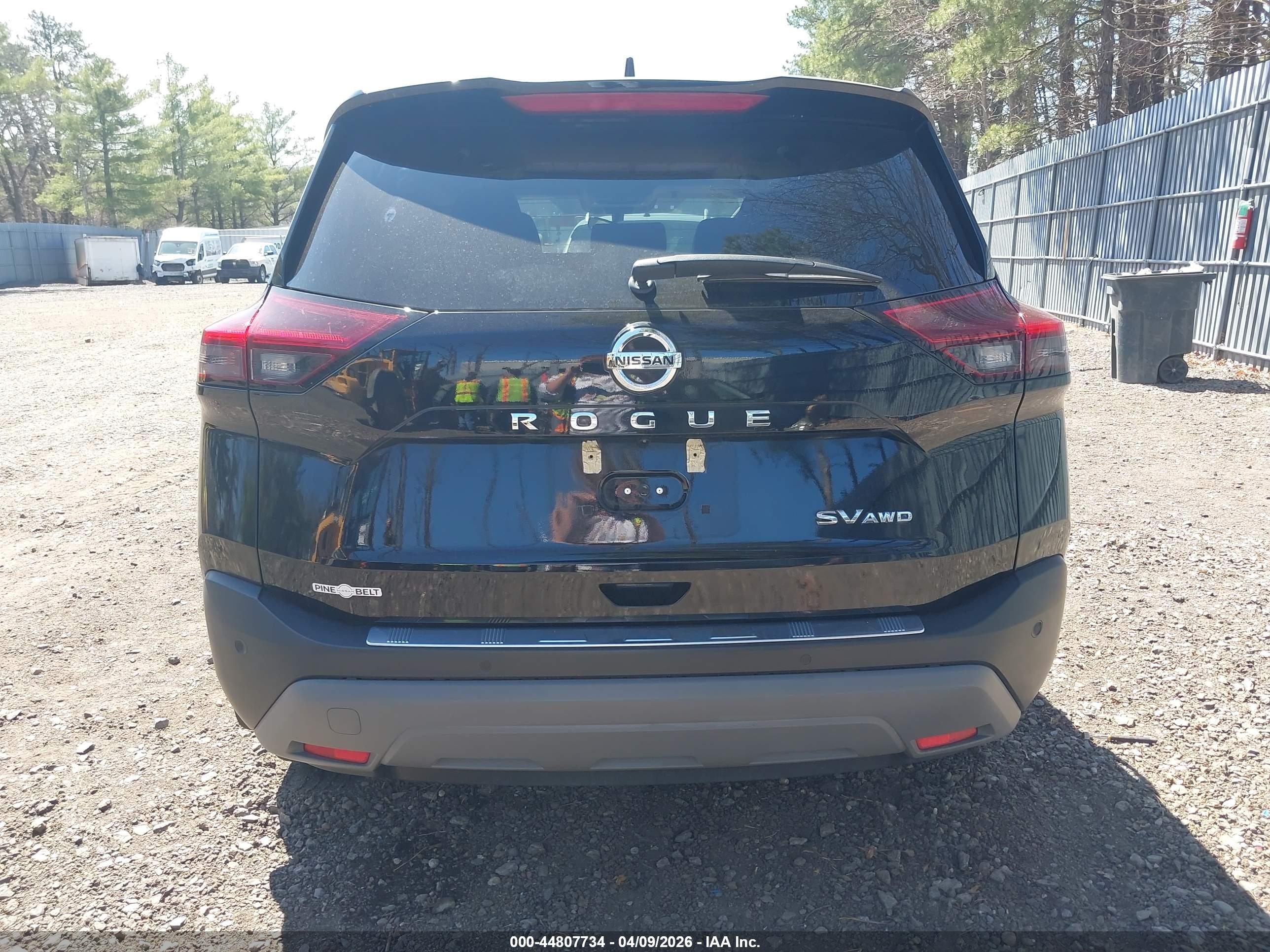 2021 Nissan Rogue Sv Intelligent Awd Black vin: 5N1AT3BB6MC801902