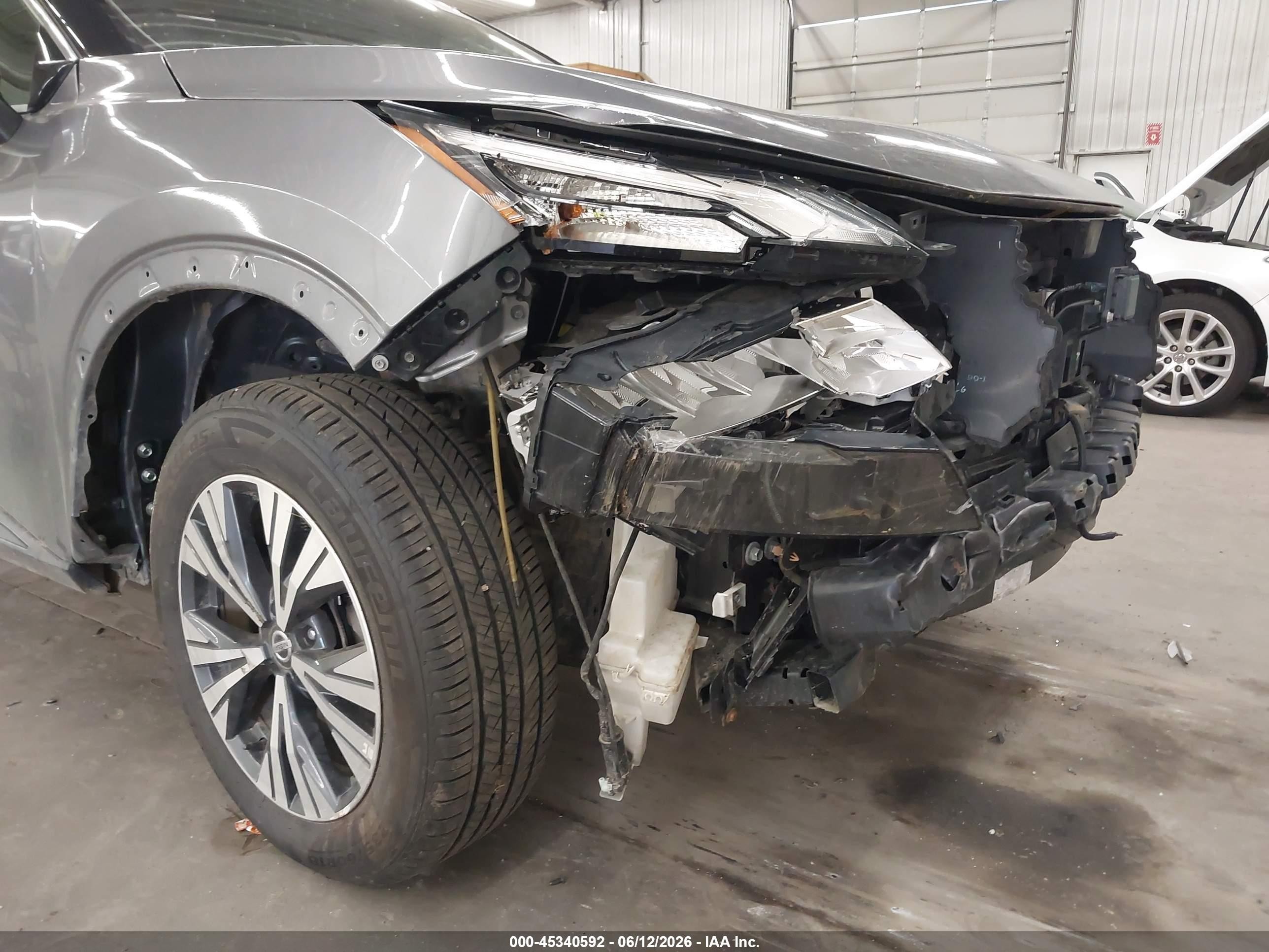 2021 Nissan Rogue Sv Intelligent Awd Gray vin: 5N1AT3BB7MC736901