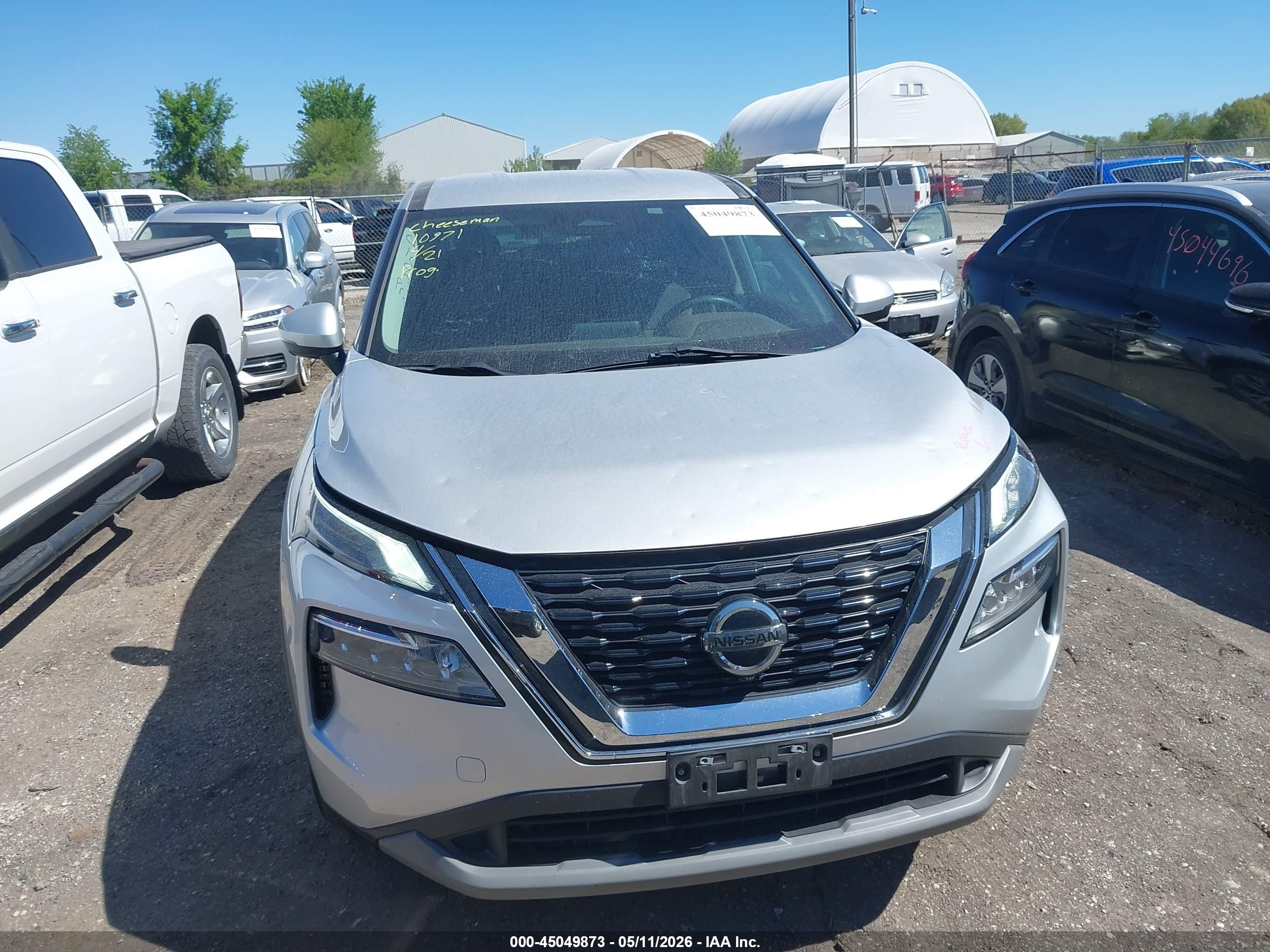 2021 Nissan Rogue Sv Intelligent Awd Silver vin: 5N1AT3BB8MC682380