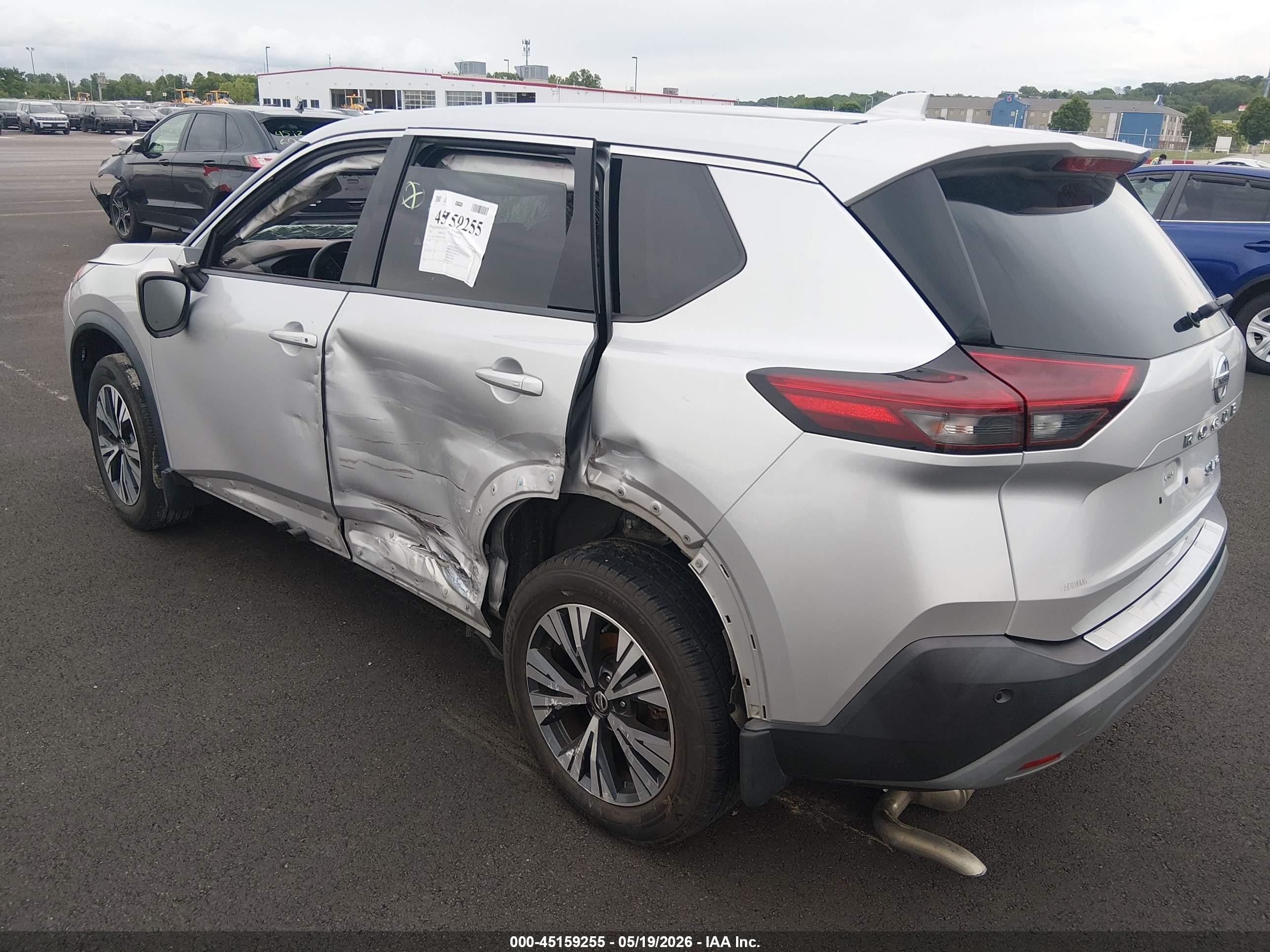 2021 Nissan Rogue Sv Intelligent Awd Silver vin: 5N1AT3BB8MC710582