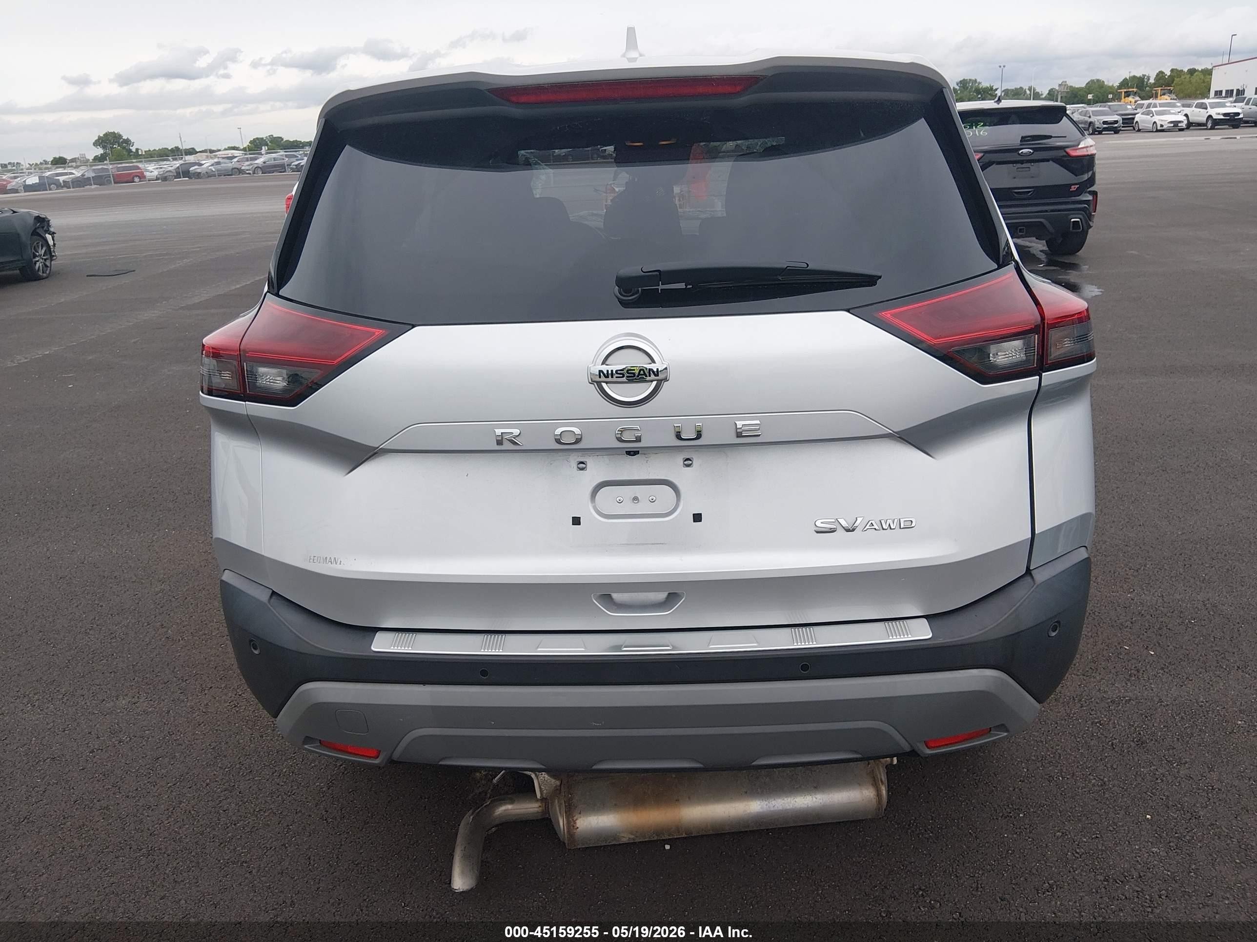 2021 Nissan Rogue Sv Intelligent Awd Silver vin: 5N1AT3BB8MC710582