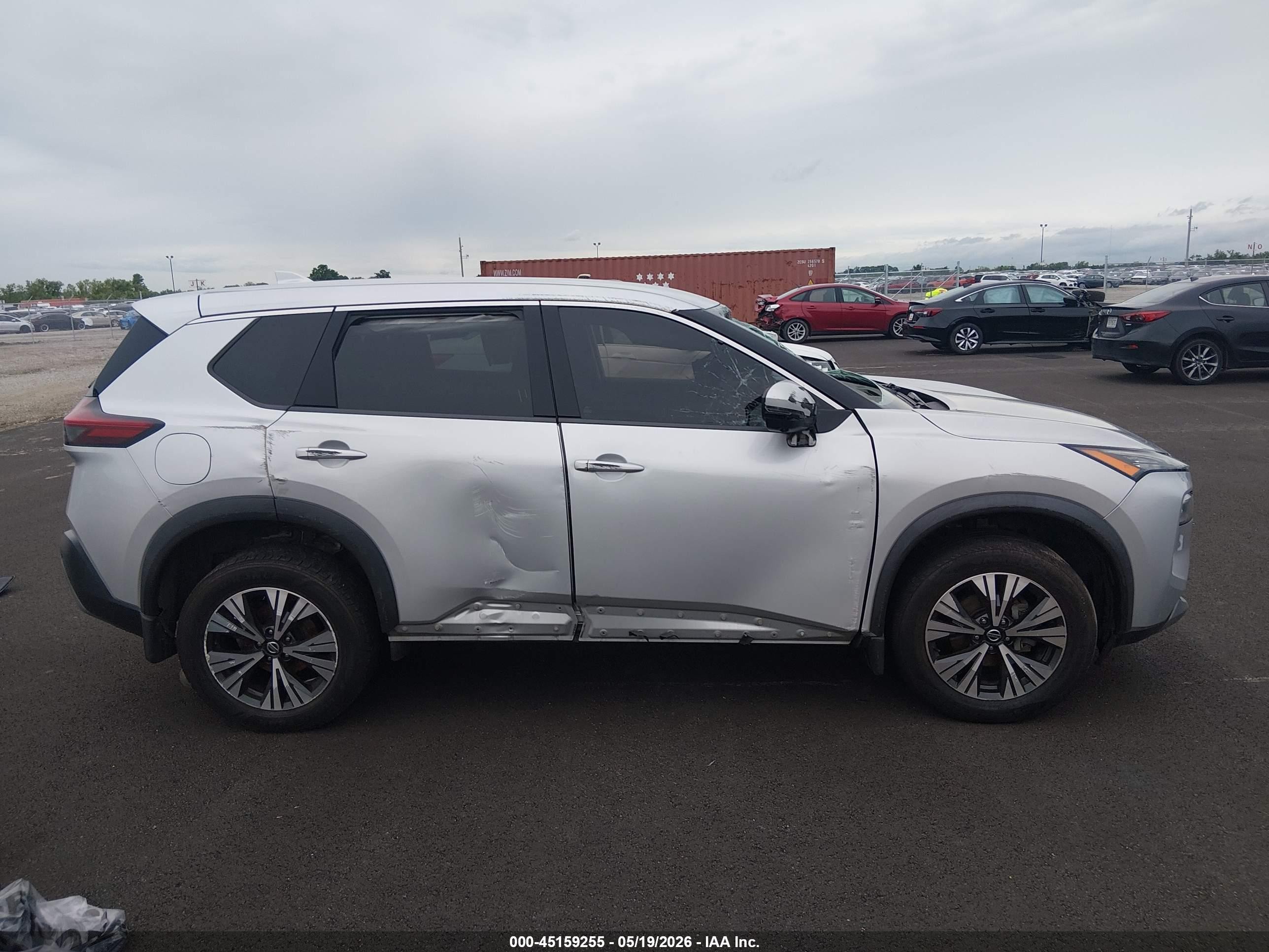 2021 Nissan Rogue Sv Intelligent Awd Silver vin: 5N1AT3BB8MC710582