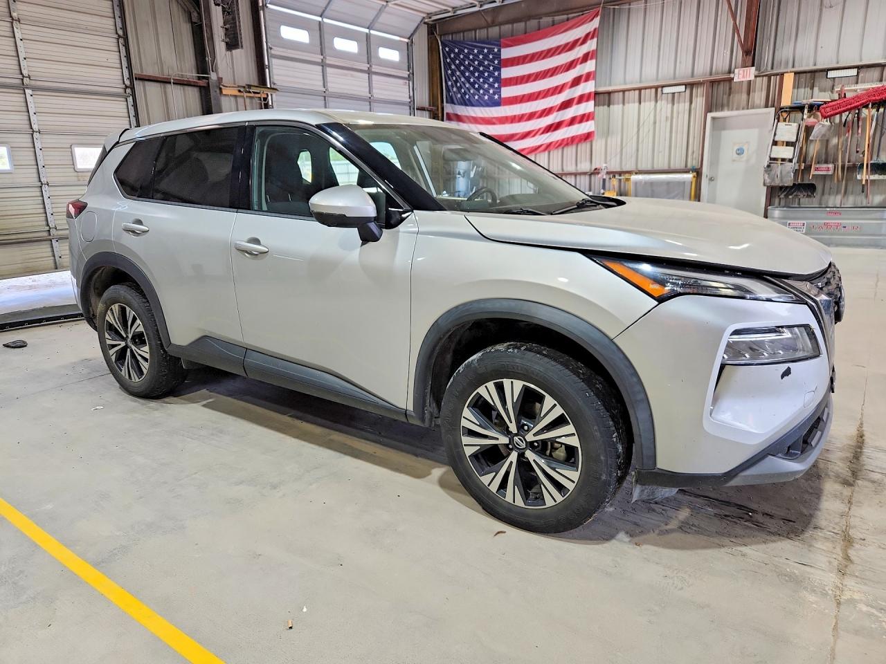 2021 Nissan Rogue Sv Silver vin: 5N1AT3BB8MC710713