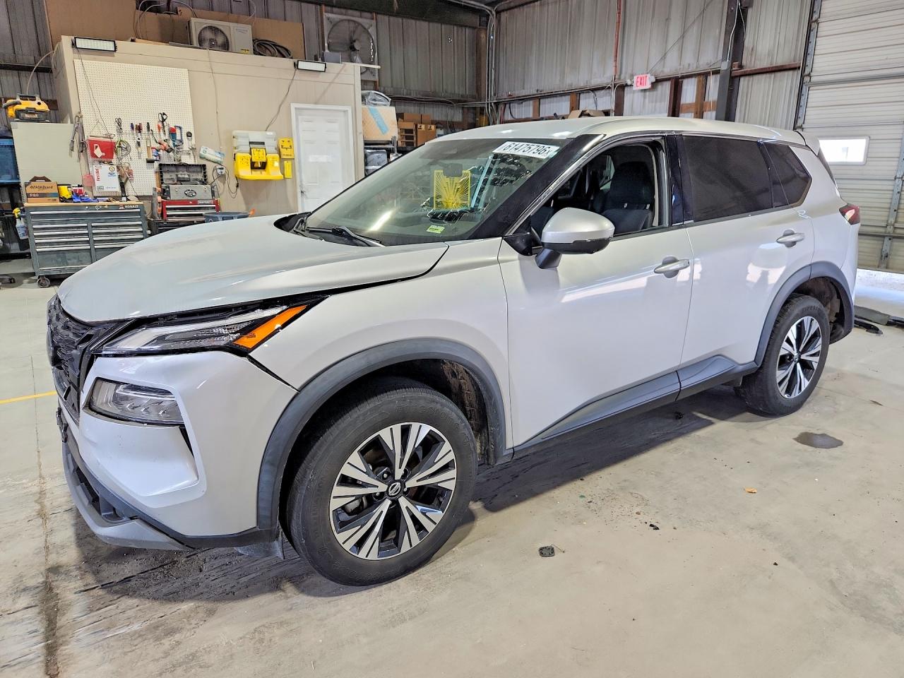 2021 Nissan Rogue Sv Silver vin: 5N1AT3BB8MC710713