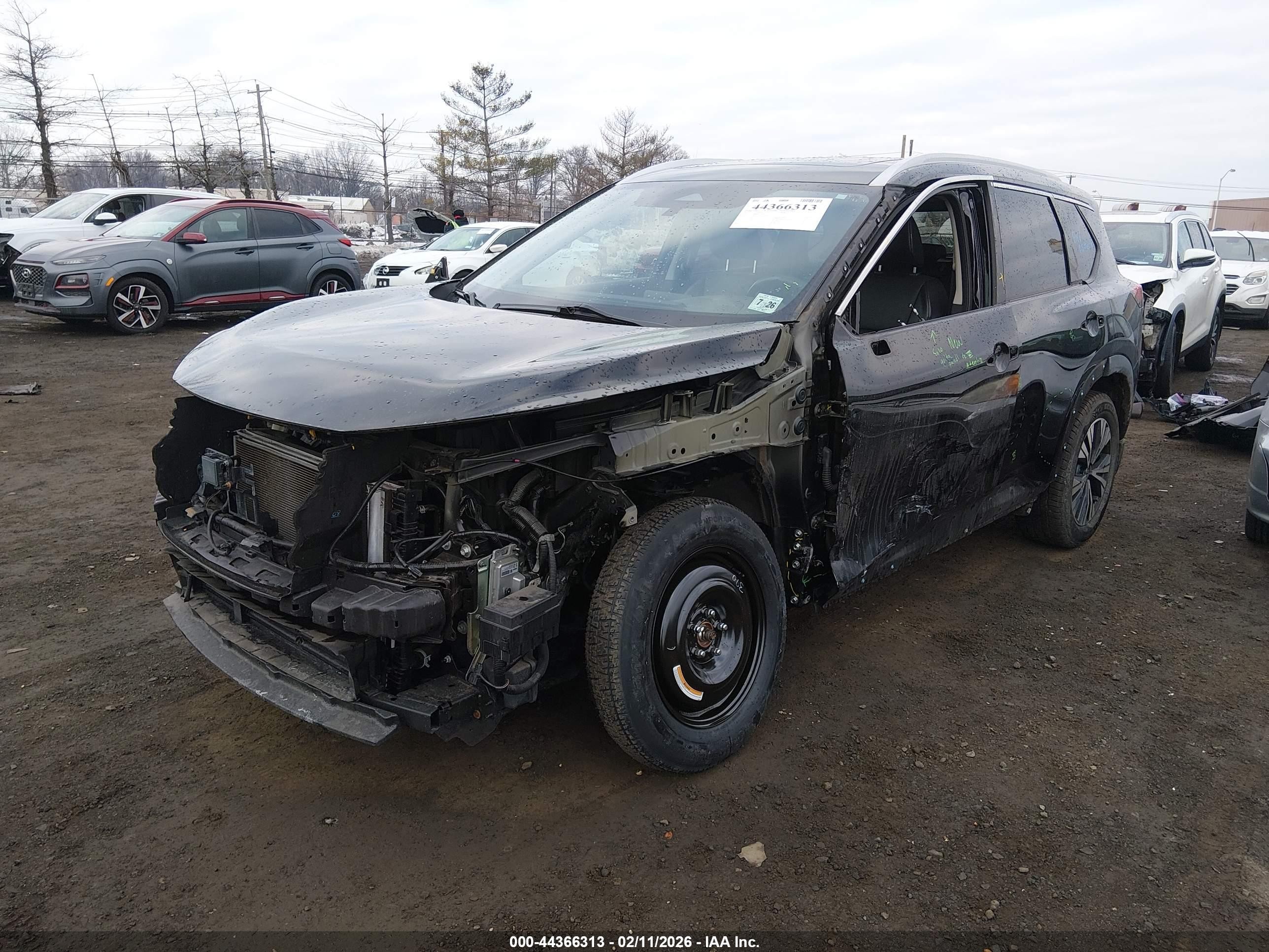 2021 Nissan Rogue Sv Intelligent Awd Black vin: 5N1AT3BB9MC784691