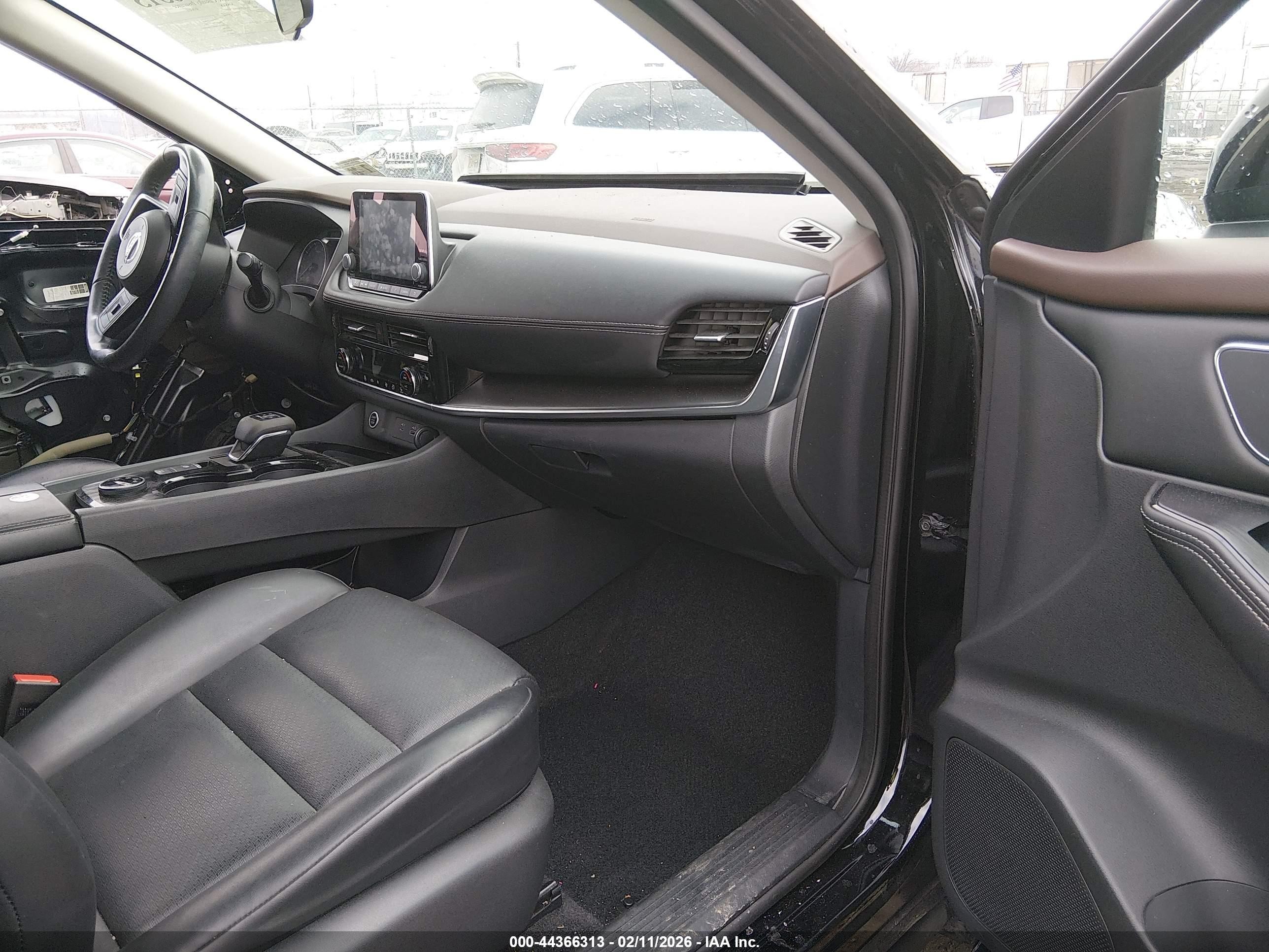 2021 Nissan Rogue Sv Intelligent Awd Black vin: 5N1AT3BB9MC784691