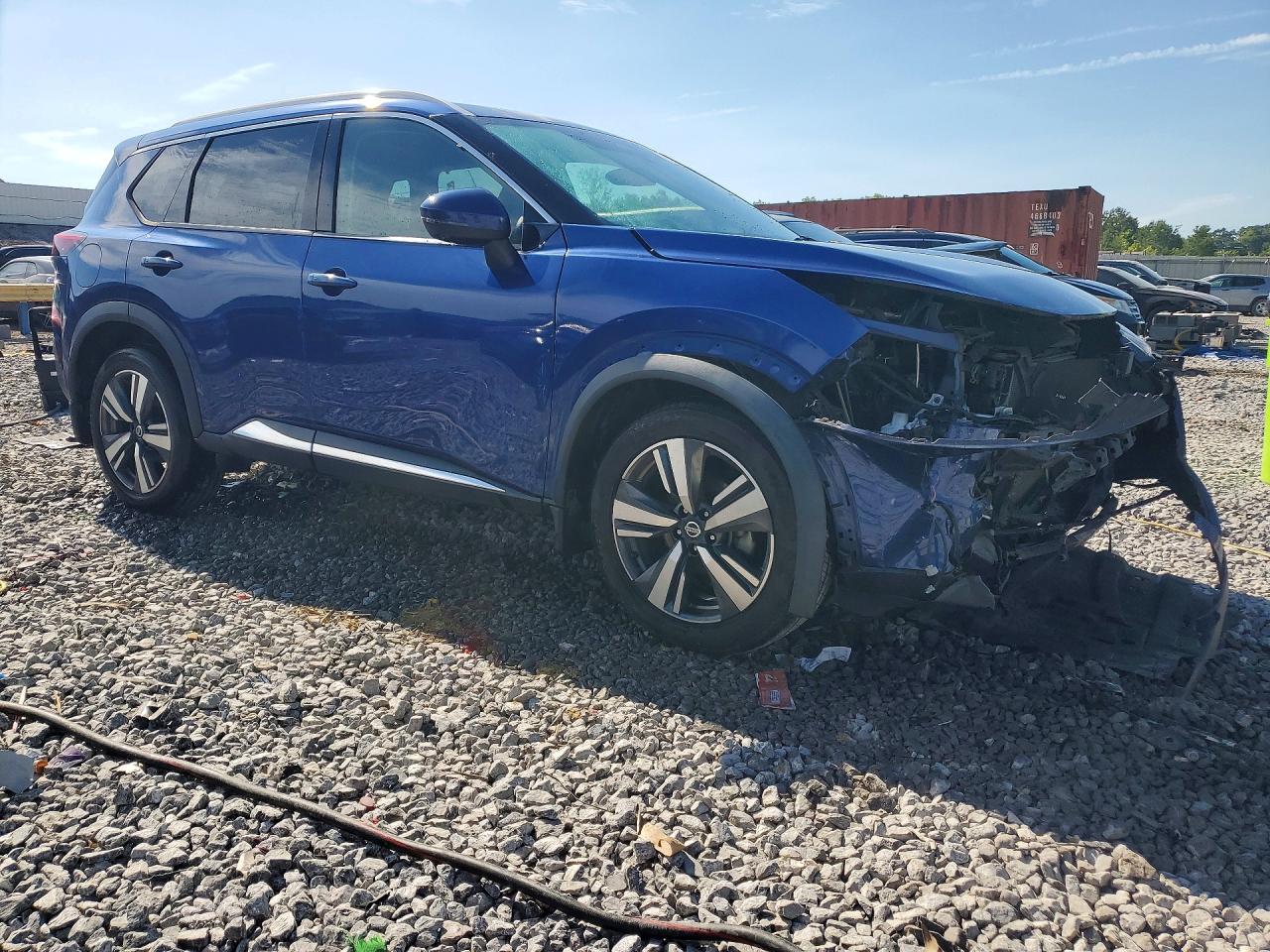 2021 Nissan Rogue Sl Синий vin: 5N1AT3CA4MC754553