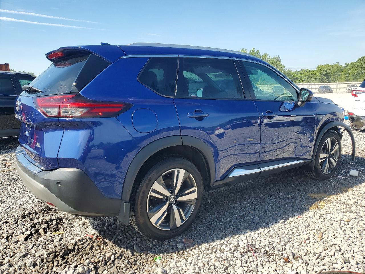 2021 Nissan Rogue Sl Синий vin: 5N1AT3CA4MC754553
