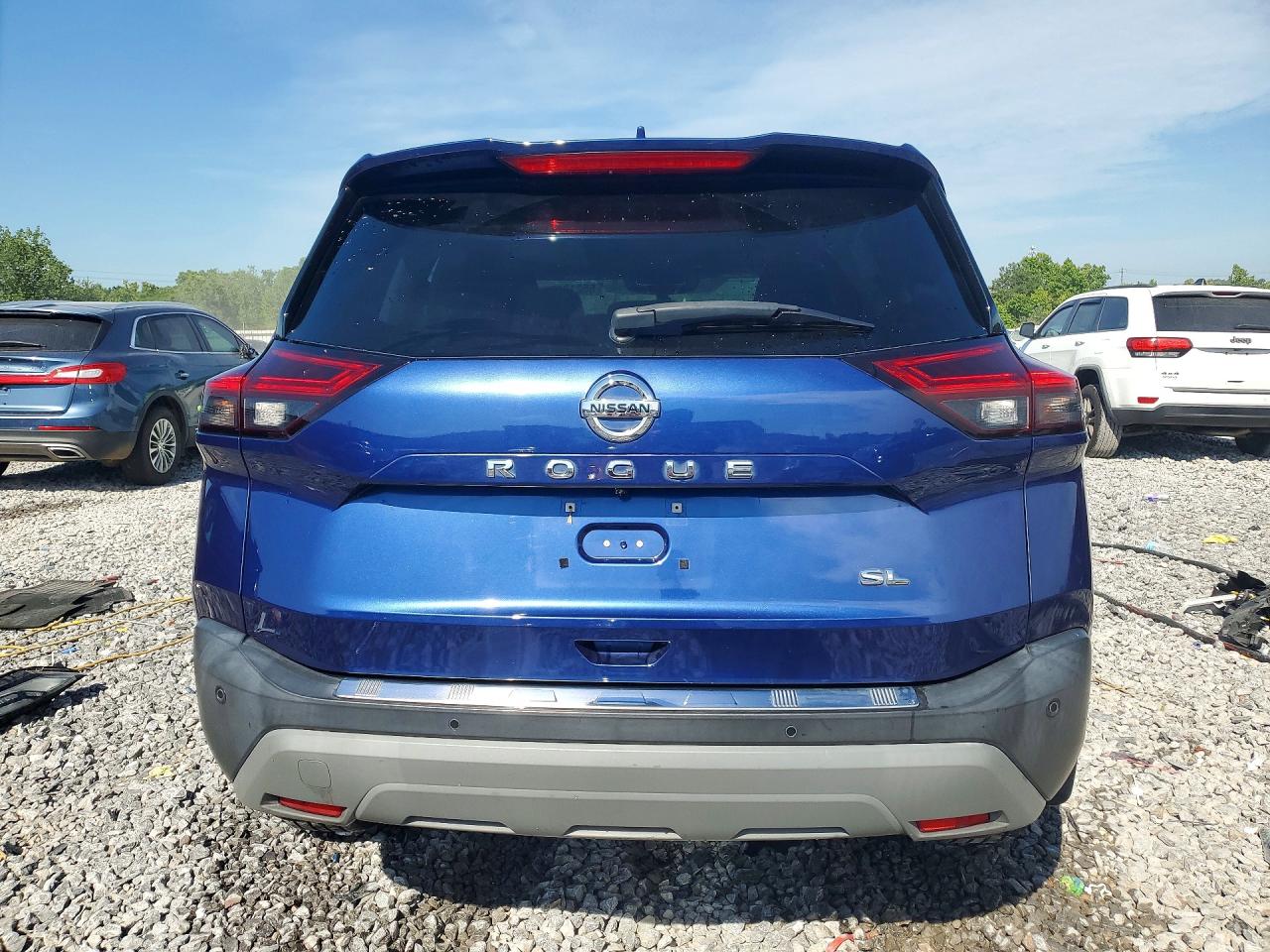 2021 Nissan Rogue Sl Синий vin: 5N1AT3CA4MC754553