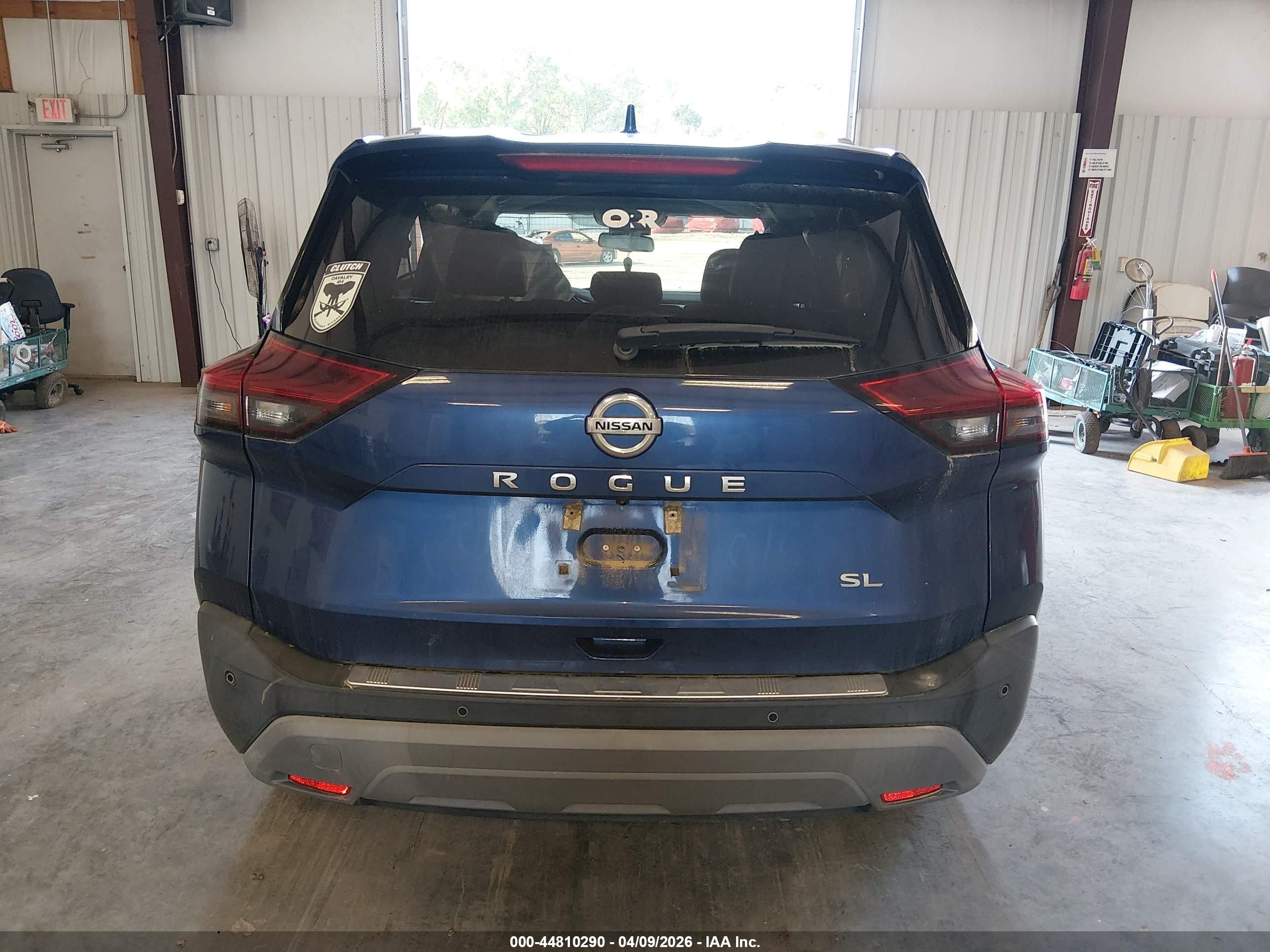2021 Nissan Rogue Sl Fwd Синий vin: 5N1AT3CA5MC708293
