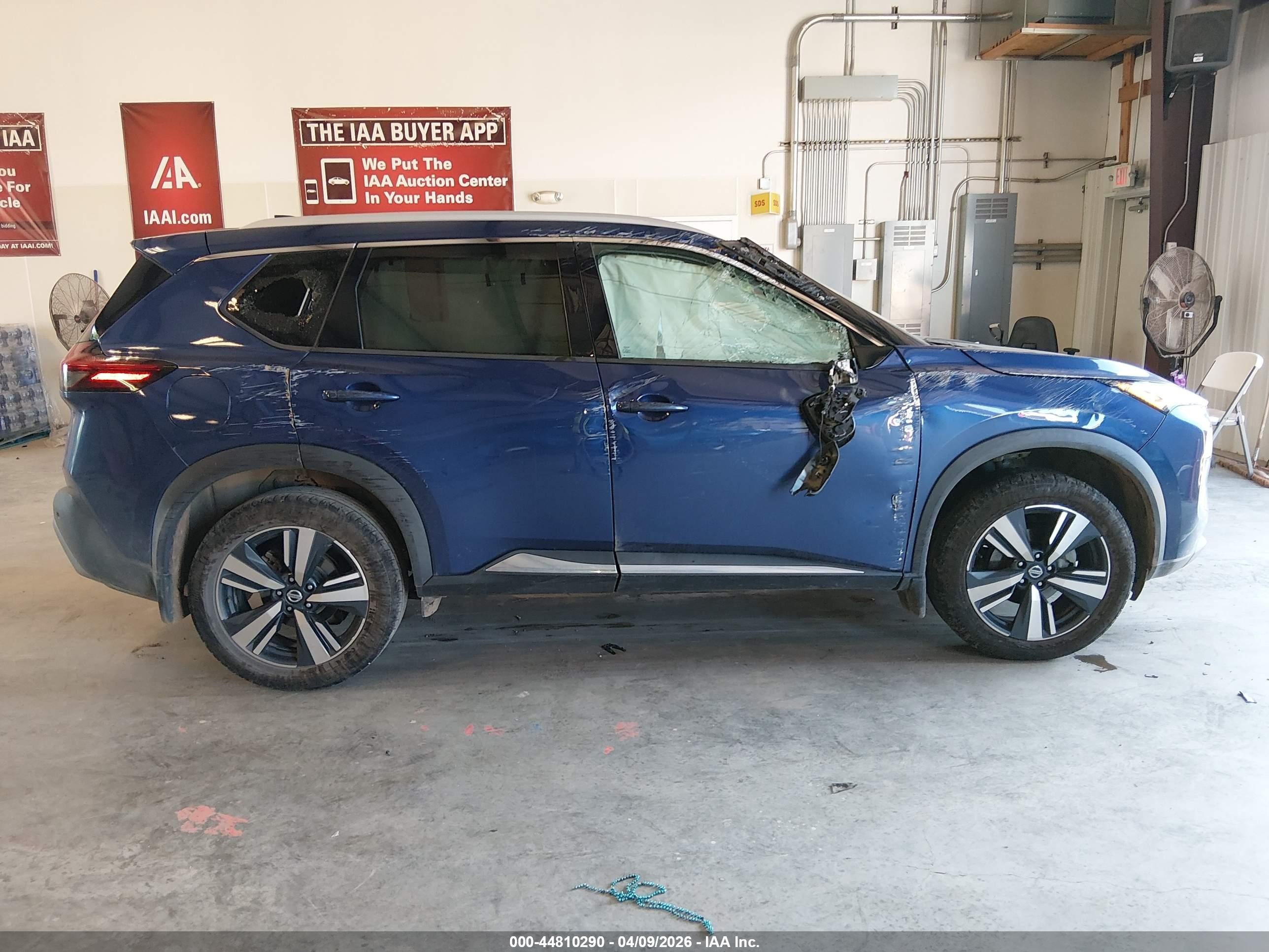 2021 Nissan Rogue Sl Fwd Синий vin: 5N1AT3CA5MC708293
