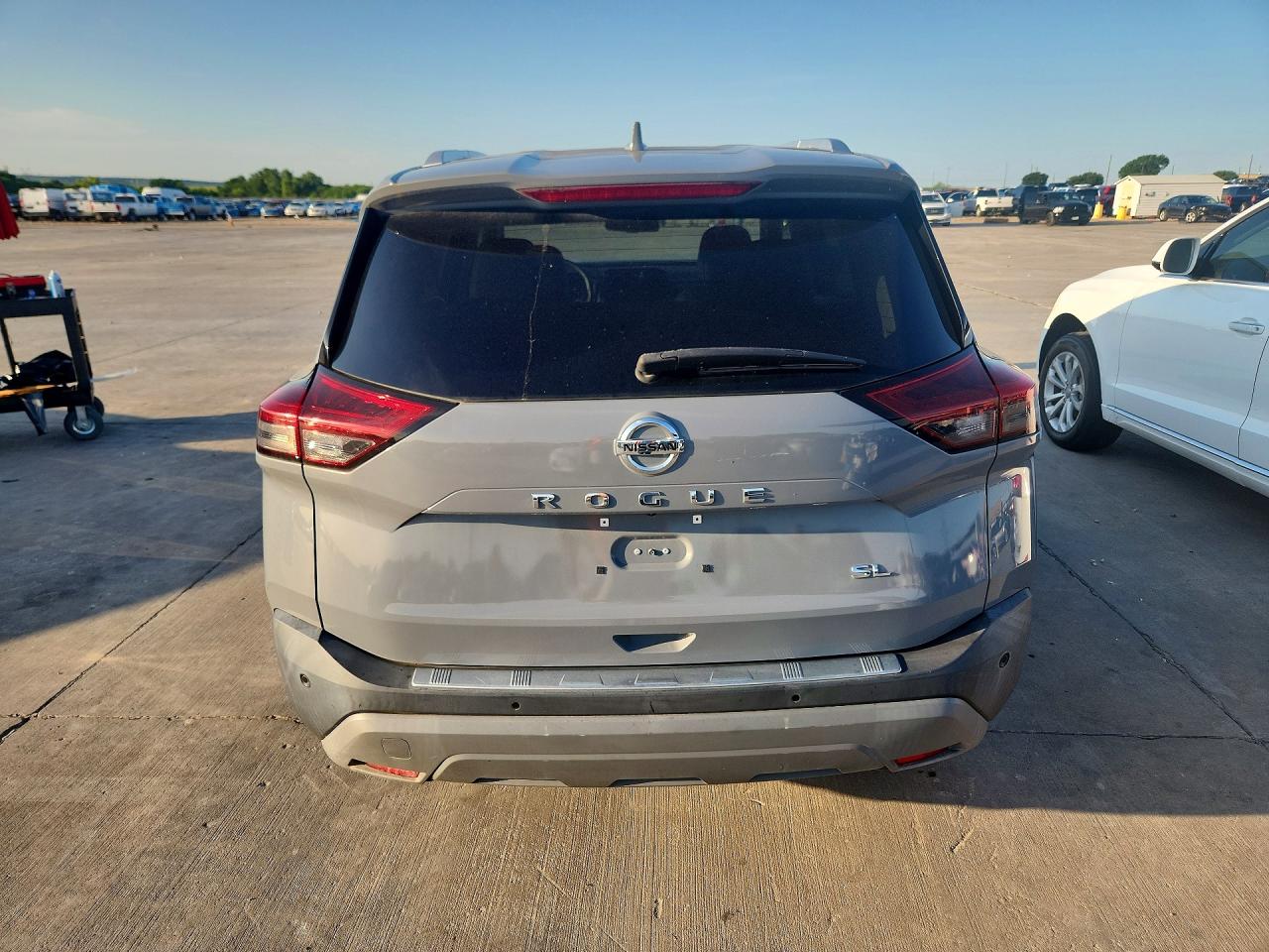 2021 Nissan Rogue Sl Gray vin: 5N1AT3CA8MC807240