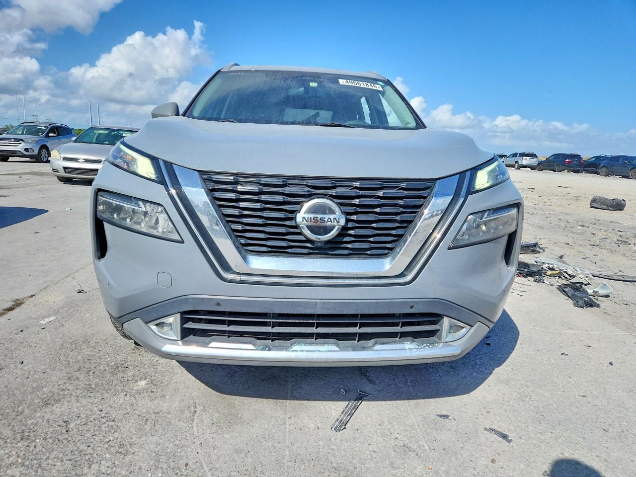 2021 Nissan Rogue Sl Серый vin: 5N1AT3CA9MC814116
