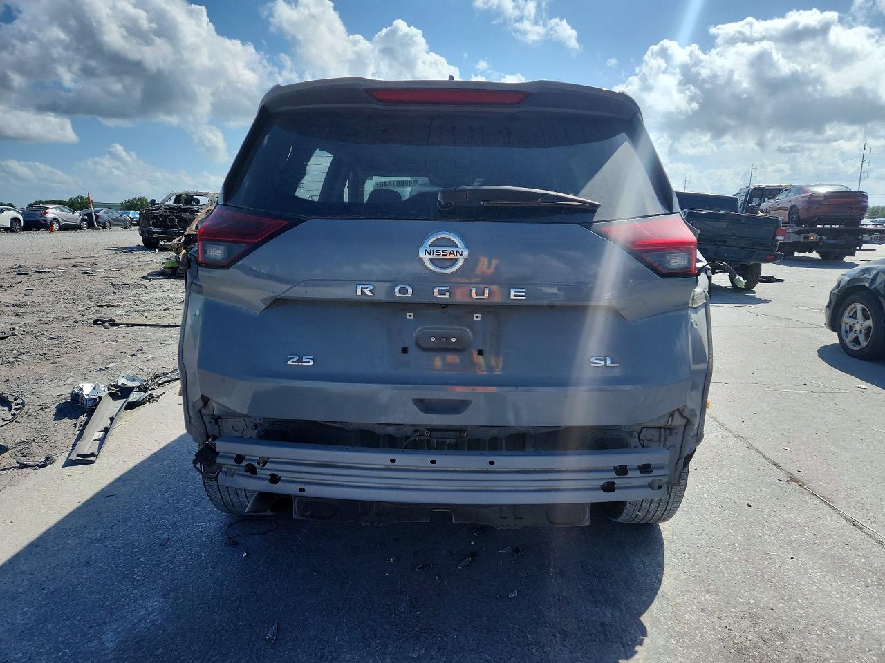 2021 Nissan Rogue Sl Серый vin: 5N1AT3CA9MC814116