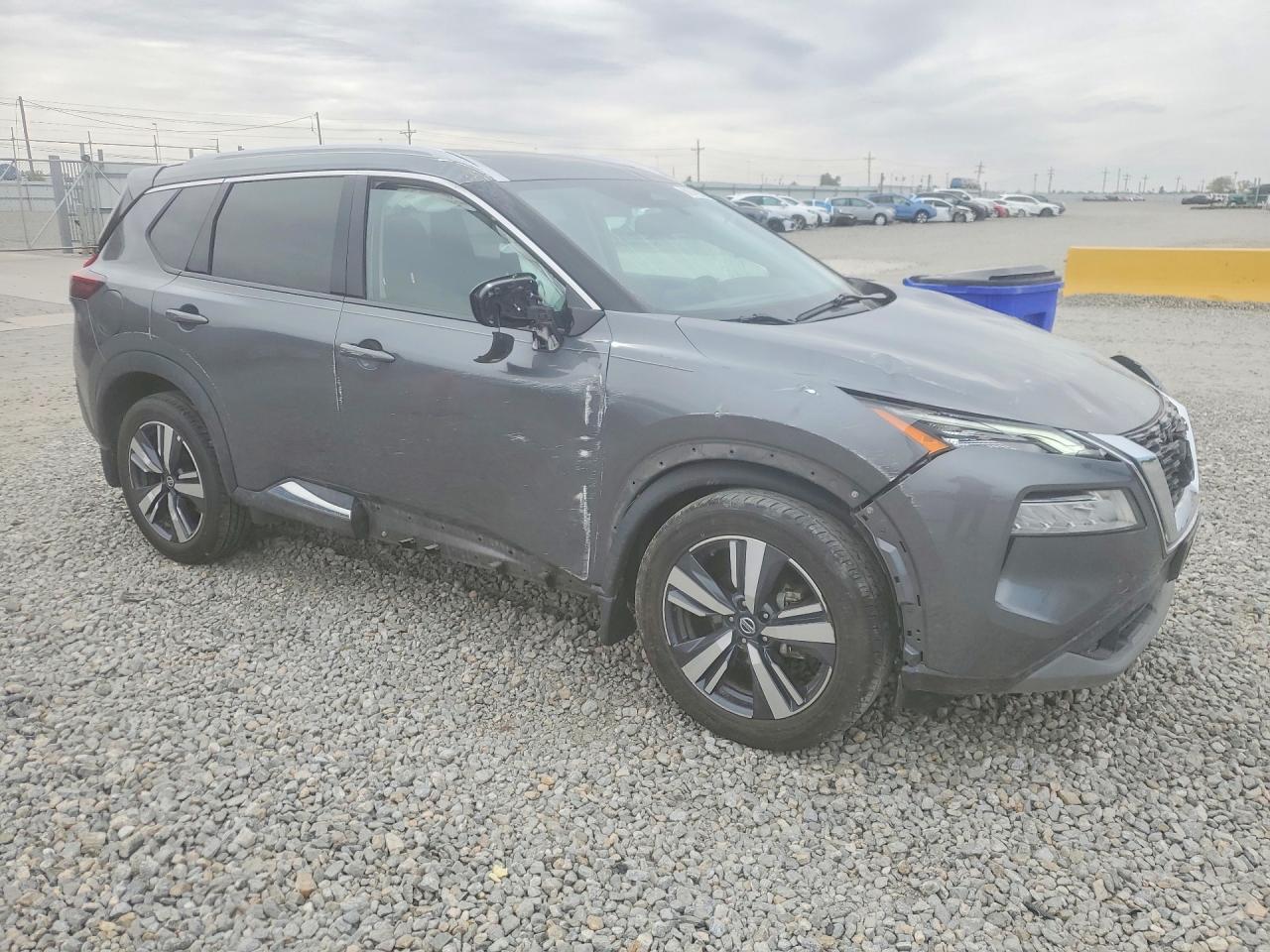 2021 Nissan Rogue Sl Gray vin: 5N1AT3CB1MC815673