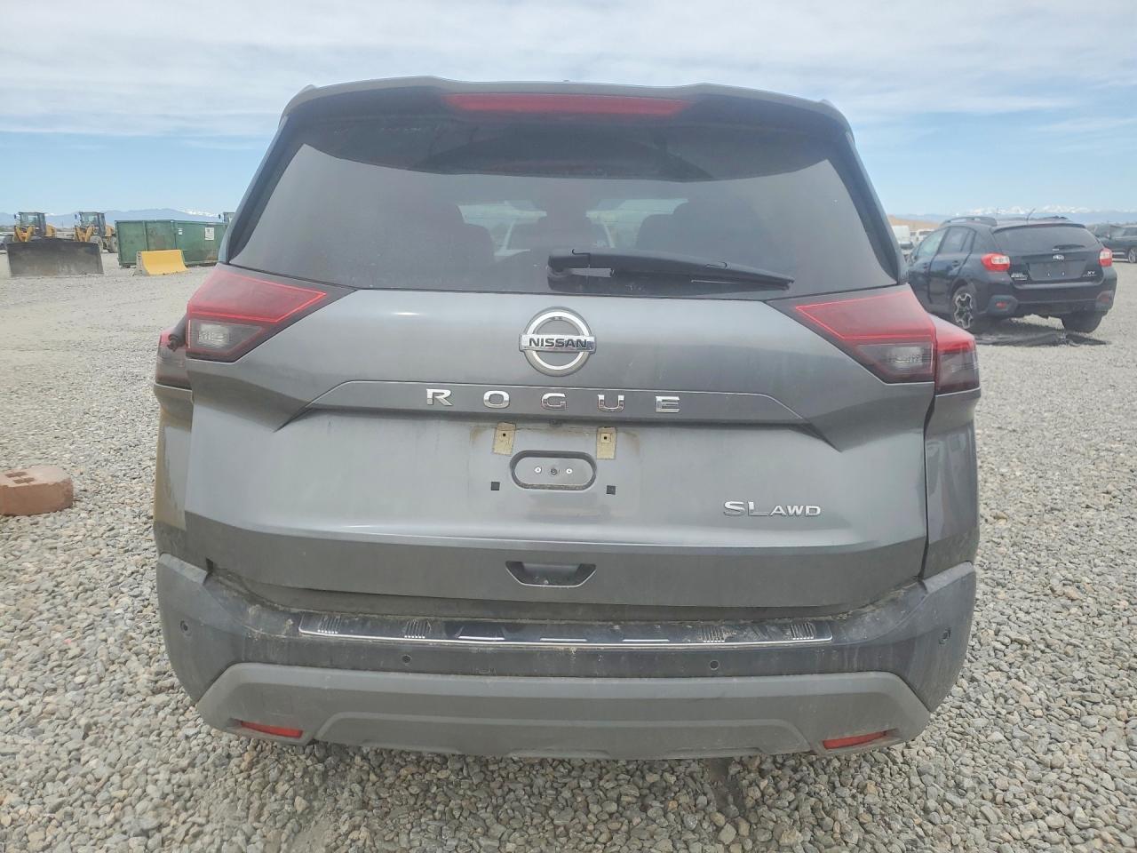 2021 Nissan Rogue Sl Gray vin: 5N1AT3CB1MC815673