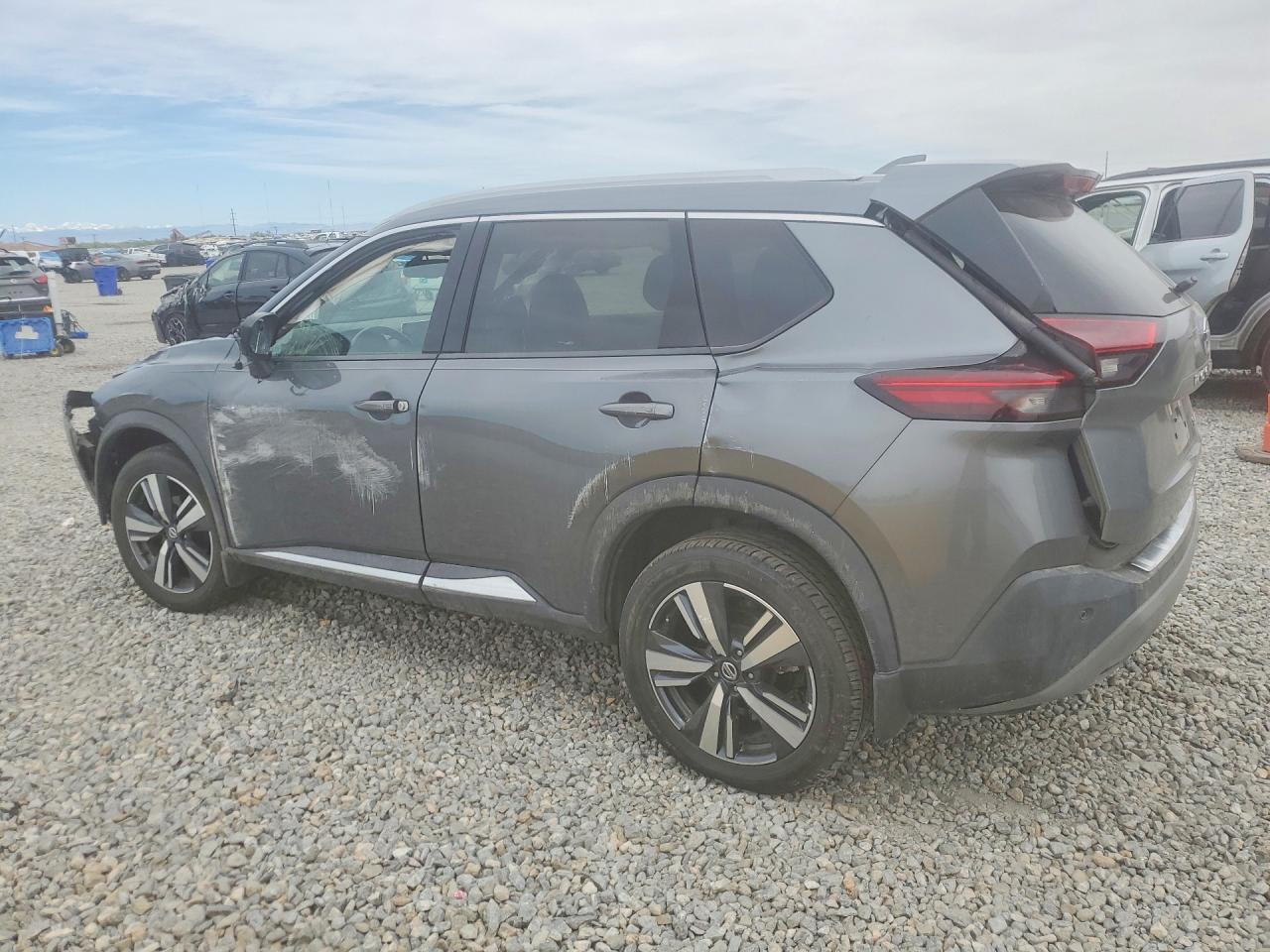 2021 Nissan Rogue Sl Gray vin: 5N1AT3CB1MC815673