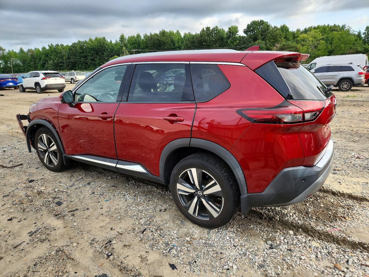 2021 Nissan Rogue Sl Maroon vin: 5N1AT3CB8MC773258