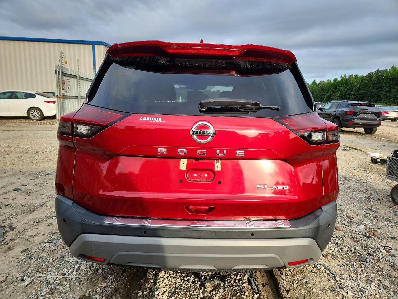 2021 Nissan Rogue Sl Maroon vin: 5N1AT3CB8MC773258