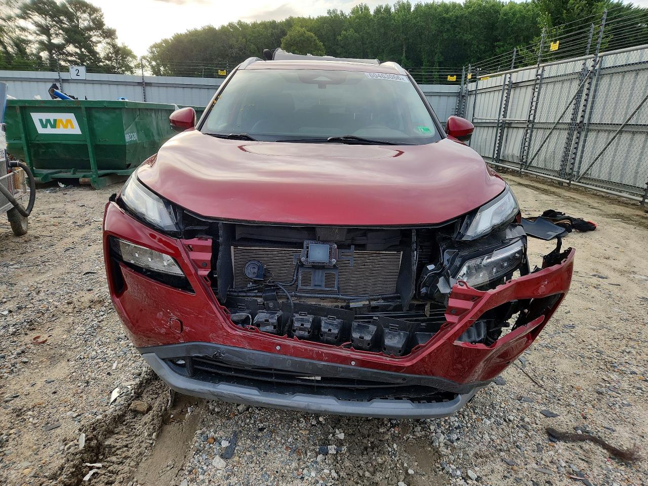 2021 Nissan Rogue Sl Maroon vin: 5N1AT3CB8MC773258