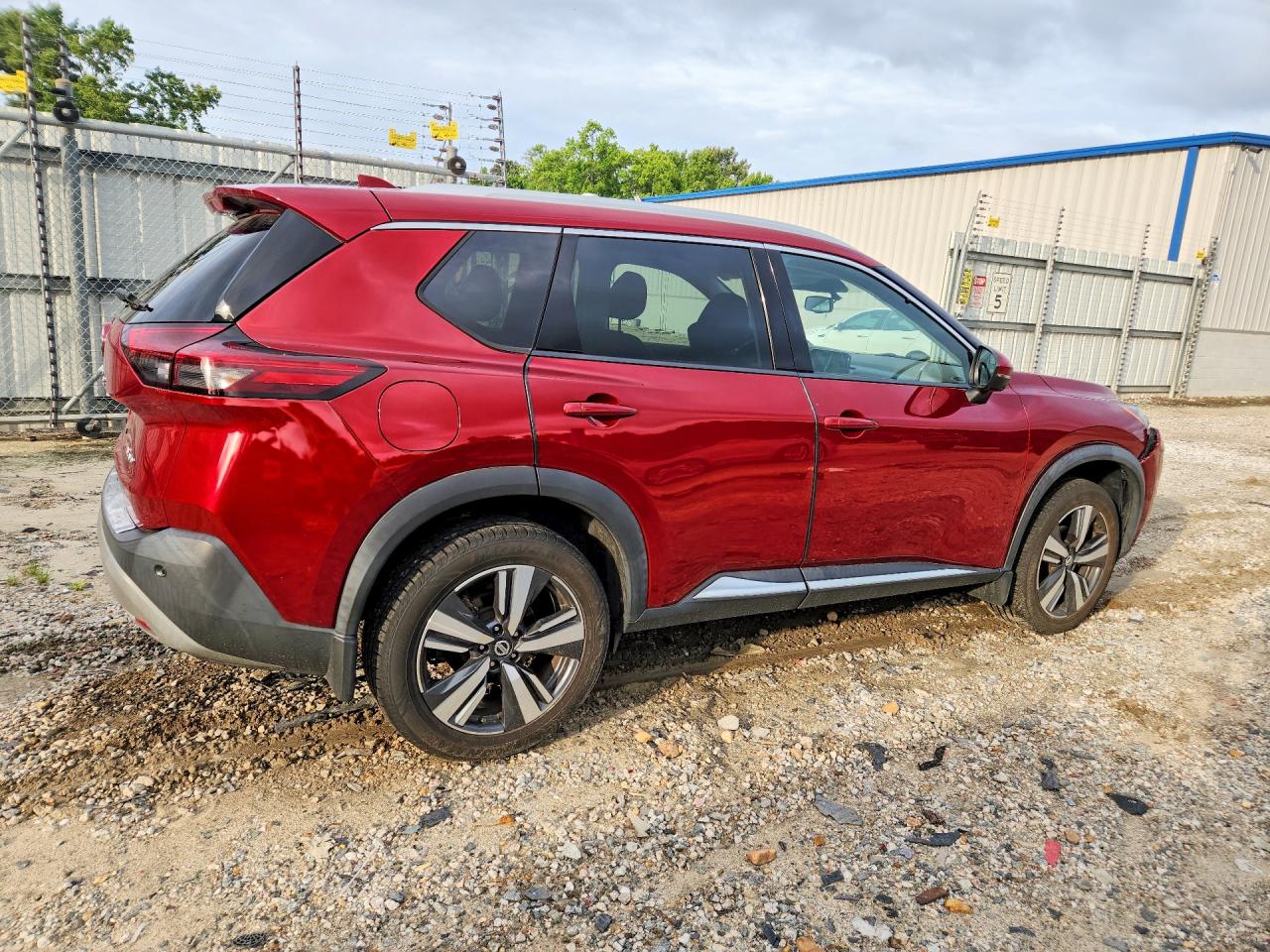 2021 Nissan Rogue Sl Maroon vin: 5N1AT3CB8MC773258