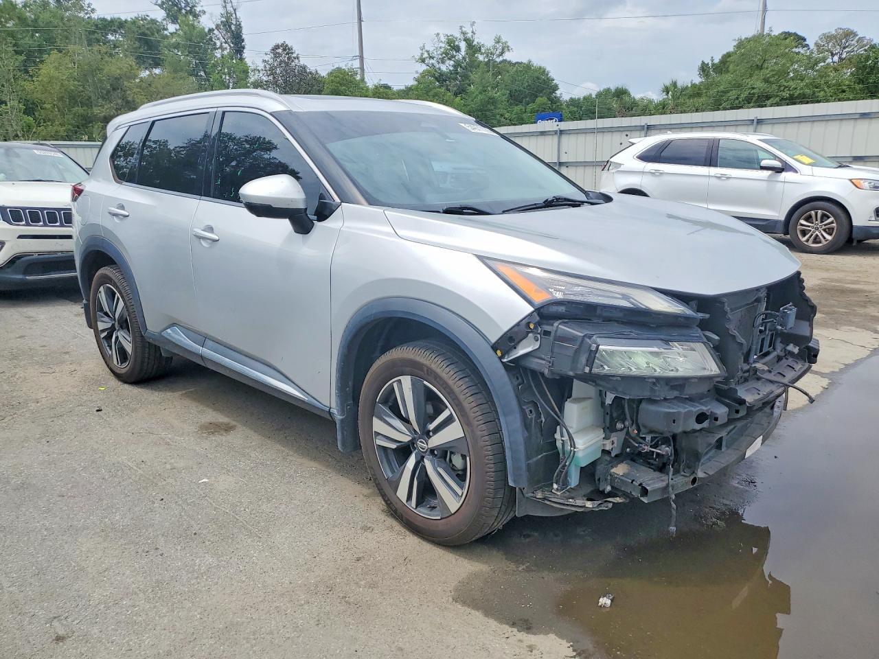 2021 Nissan Rogue Sl Silver vin: 5N1AT3CB8MC819297