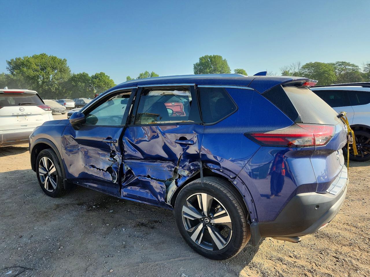 2021 Nissan Rogue Sl Blue vin: 5N1AT3CB9MC696092