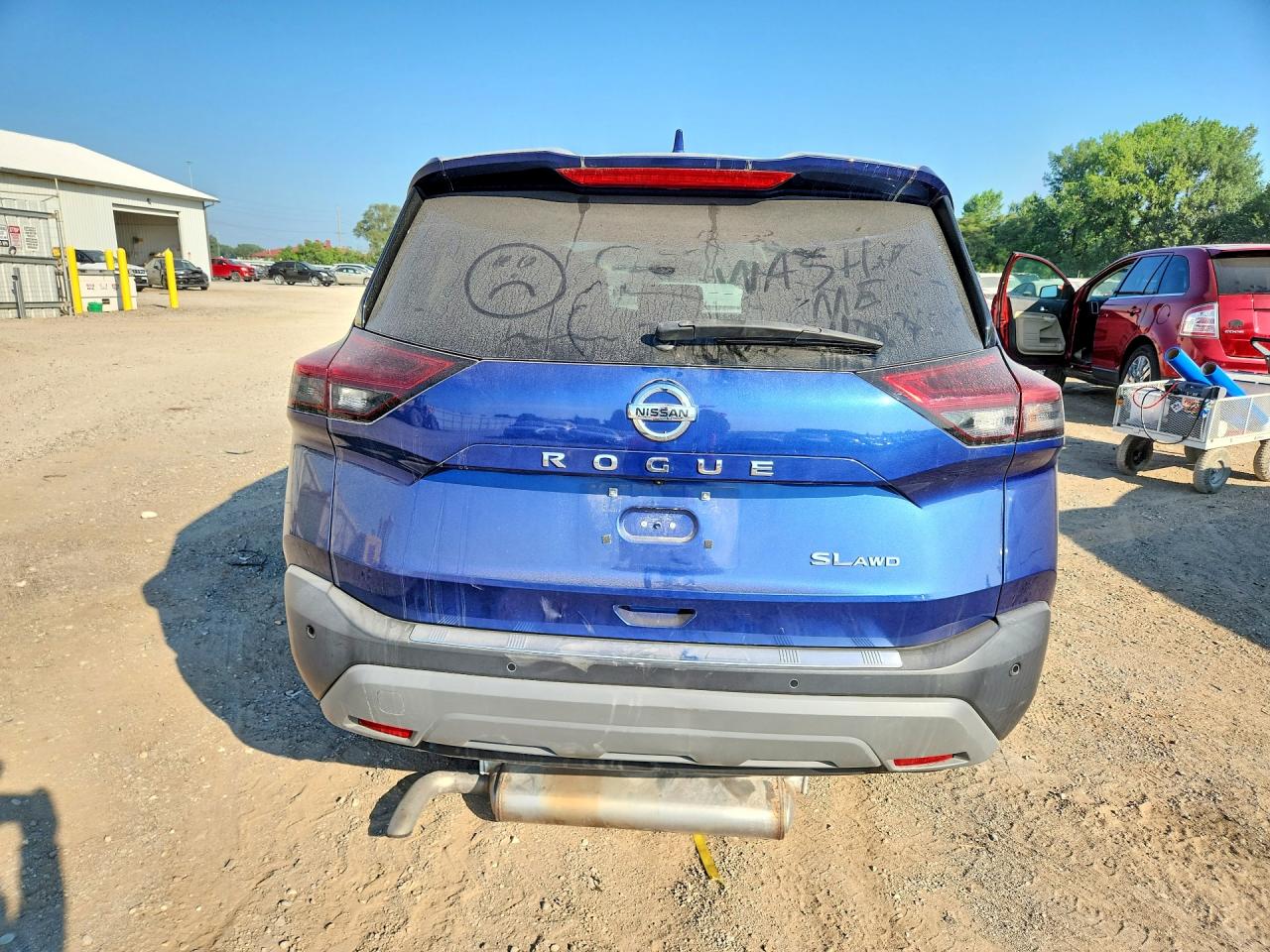 2021 Nissan Rogue Sl Blue vin: 5N1AT3CB9MC696092