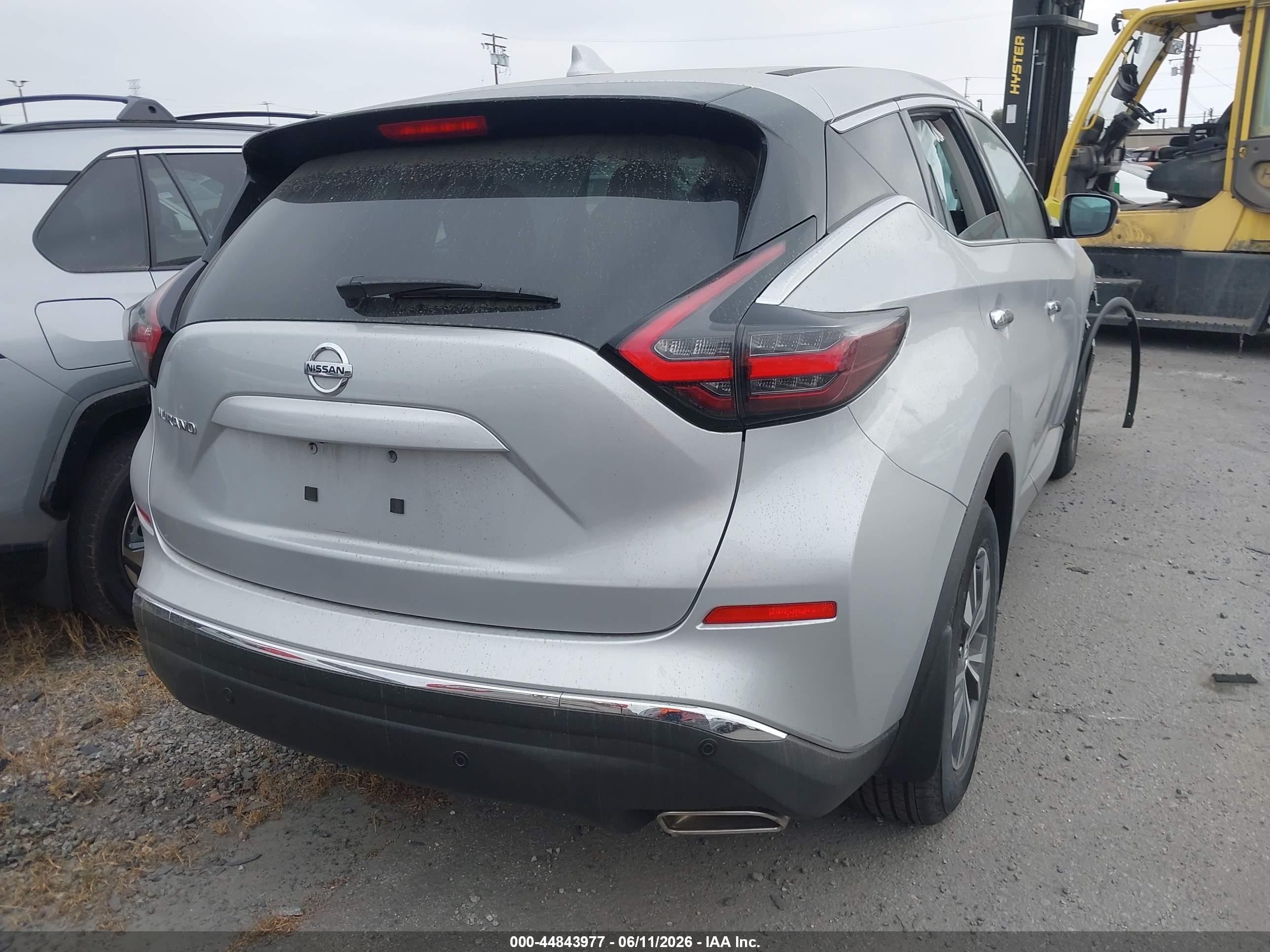 2020 Nissan Murano S Fwd Серебряный vin: 5N1AZ2AJ9LN129337