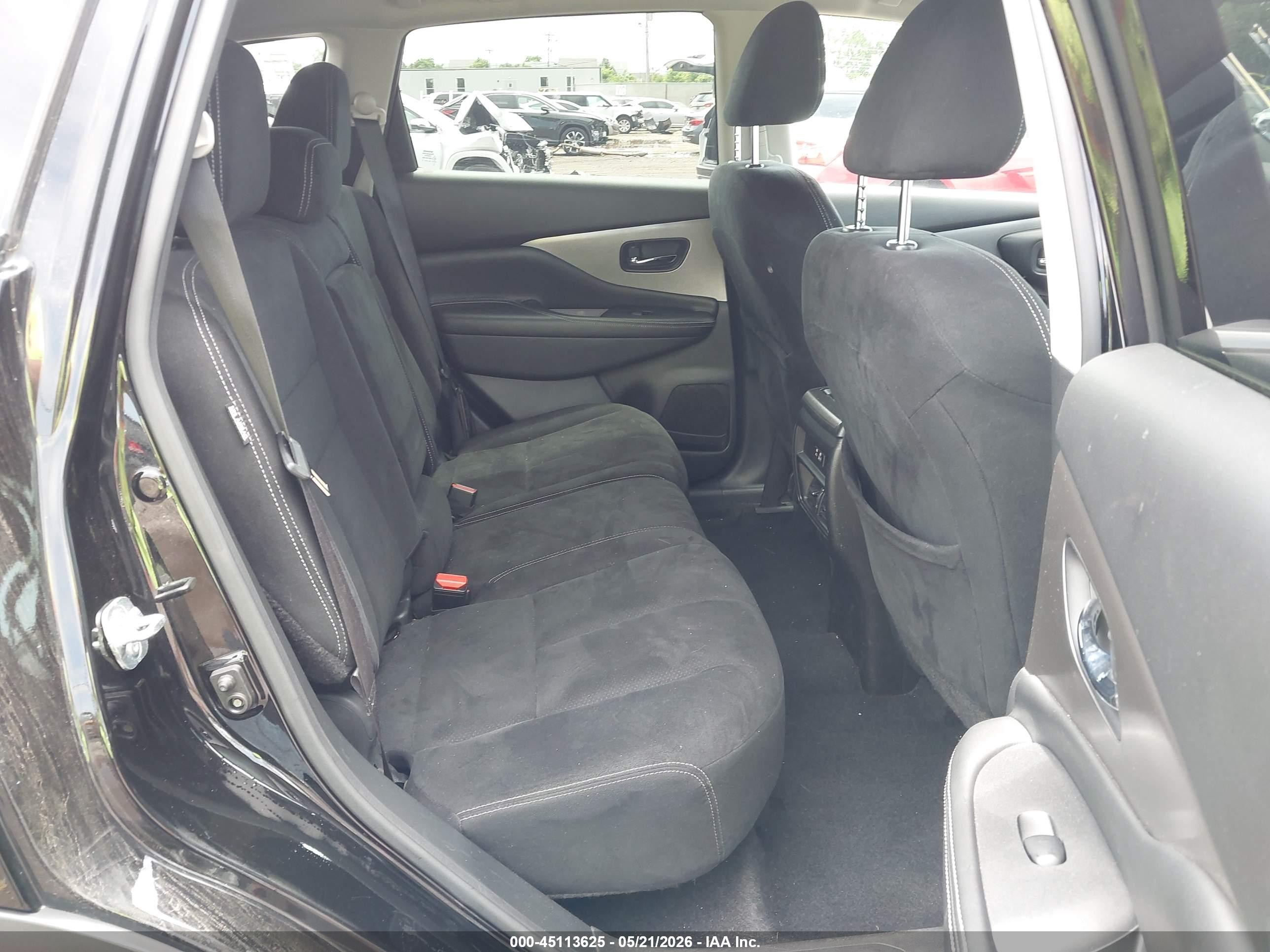 2020 Nissan Murano S Intelligent Awd Black vin: 5N1AZ2AS5LN148833