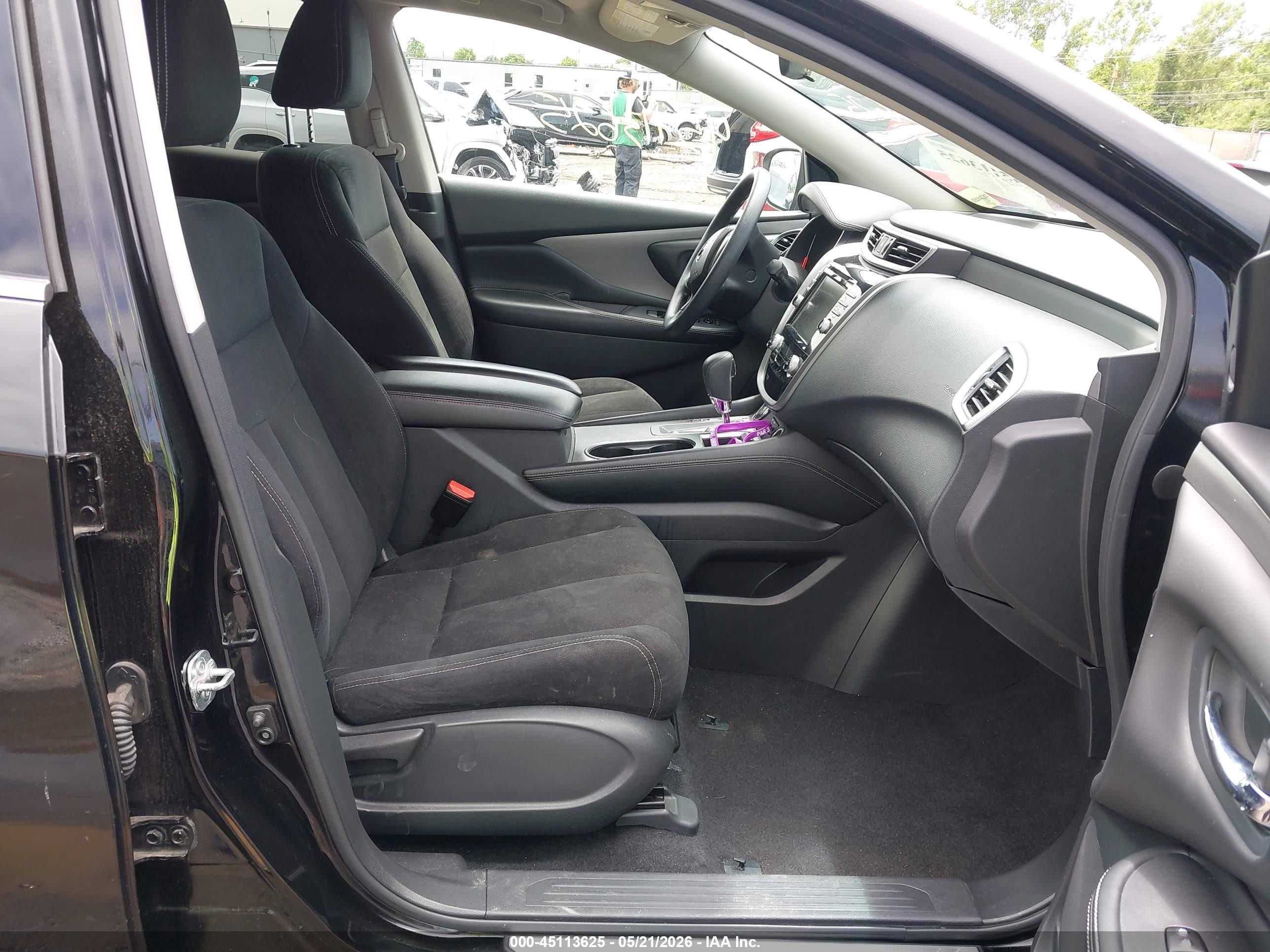 2020 Nissan Murano S Intelligent Awd Black vin: 5N1AZ2AS5LN148833