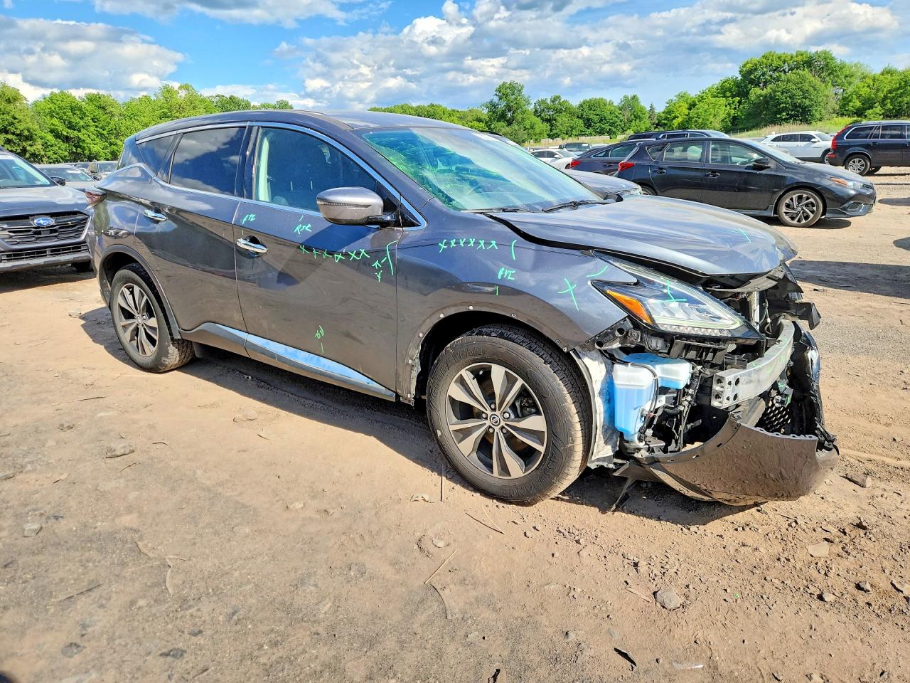 2020 Nissan Murano S Silver vin: 5N1AZ2AS9LN128357