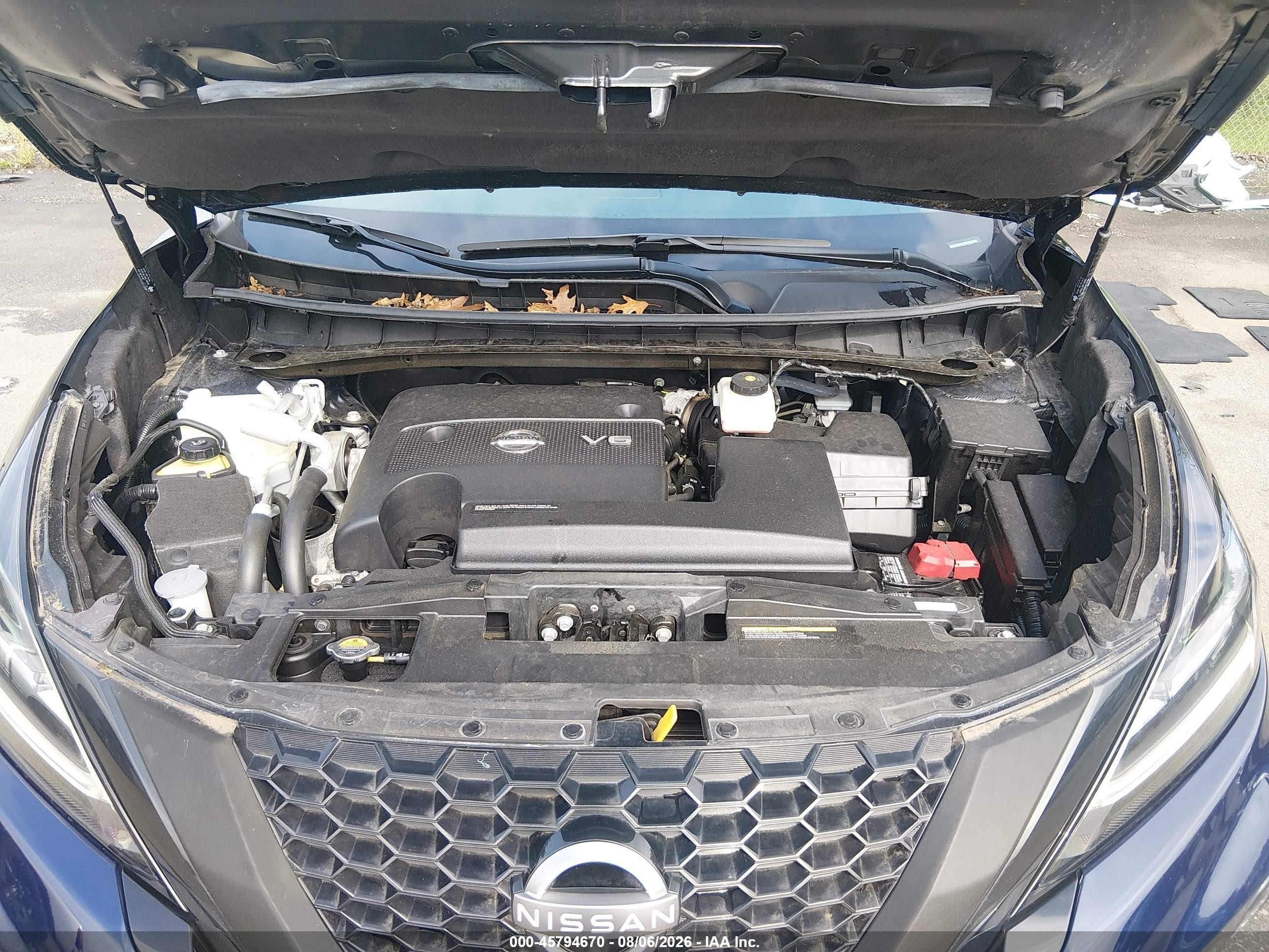 2023 Nissan Murano Sv Intelligent Awd Dark Blue vin: 5N1AZ2BS0PC106909