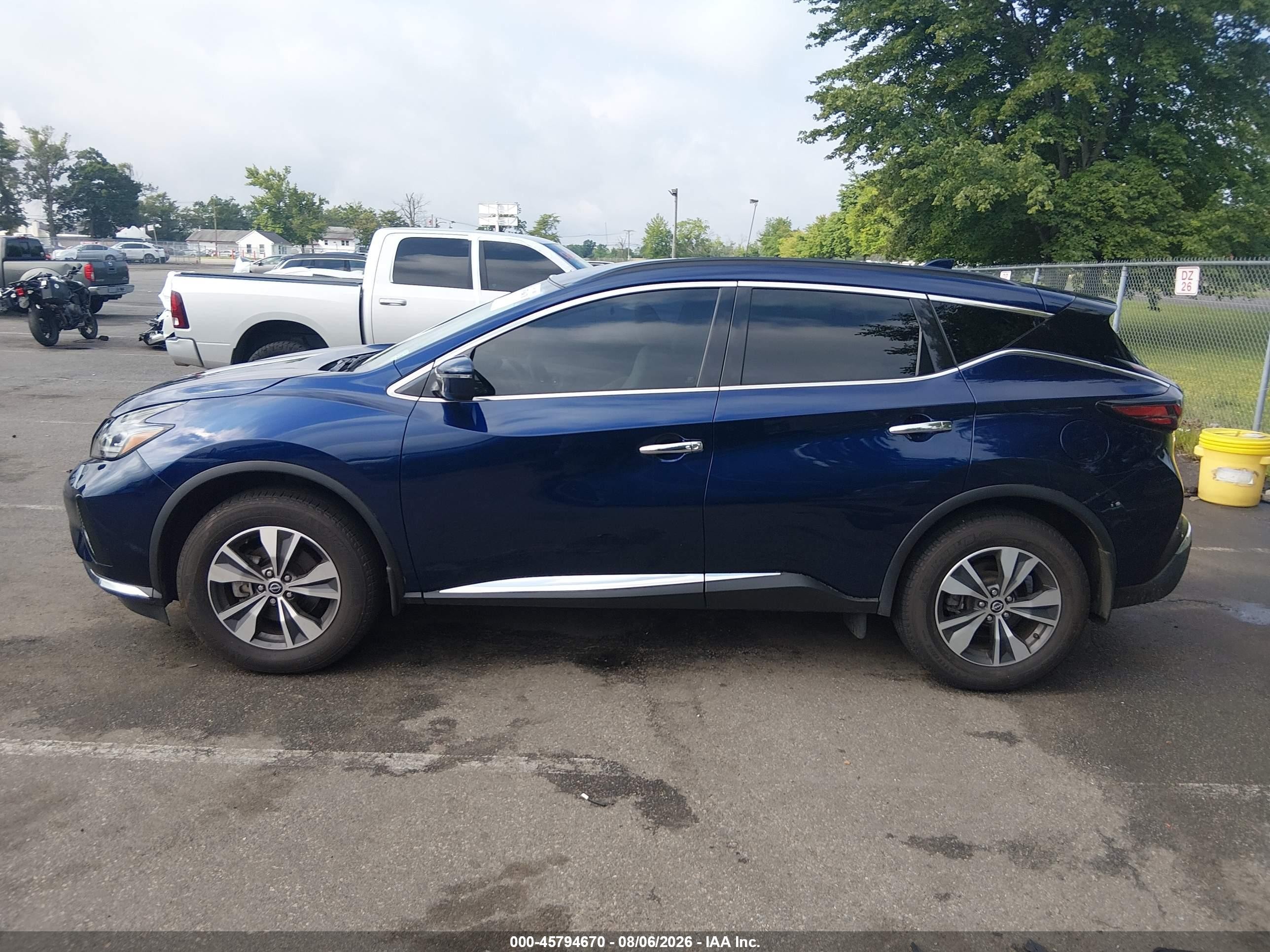 2023 Nissan Murano Sv Intelligent Awd Dark Blue vin: 5N1AZ2BS0PC106909