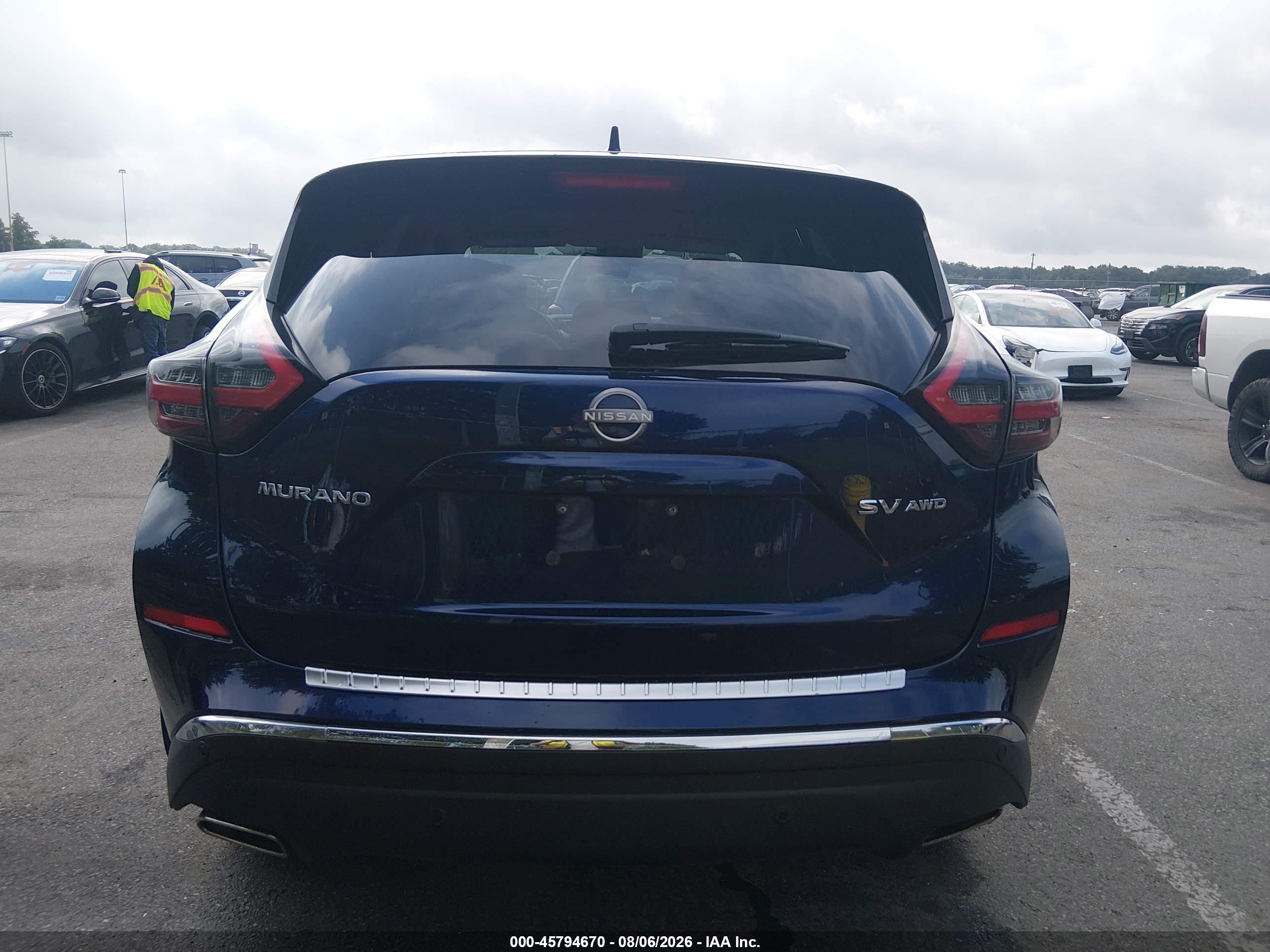 2023 Nissan Murano Sv Intelligent Awd Dark Blue vin: 5N1AZ2BS0PC106909