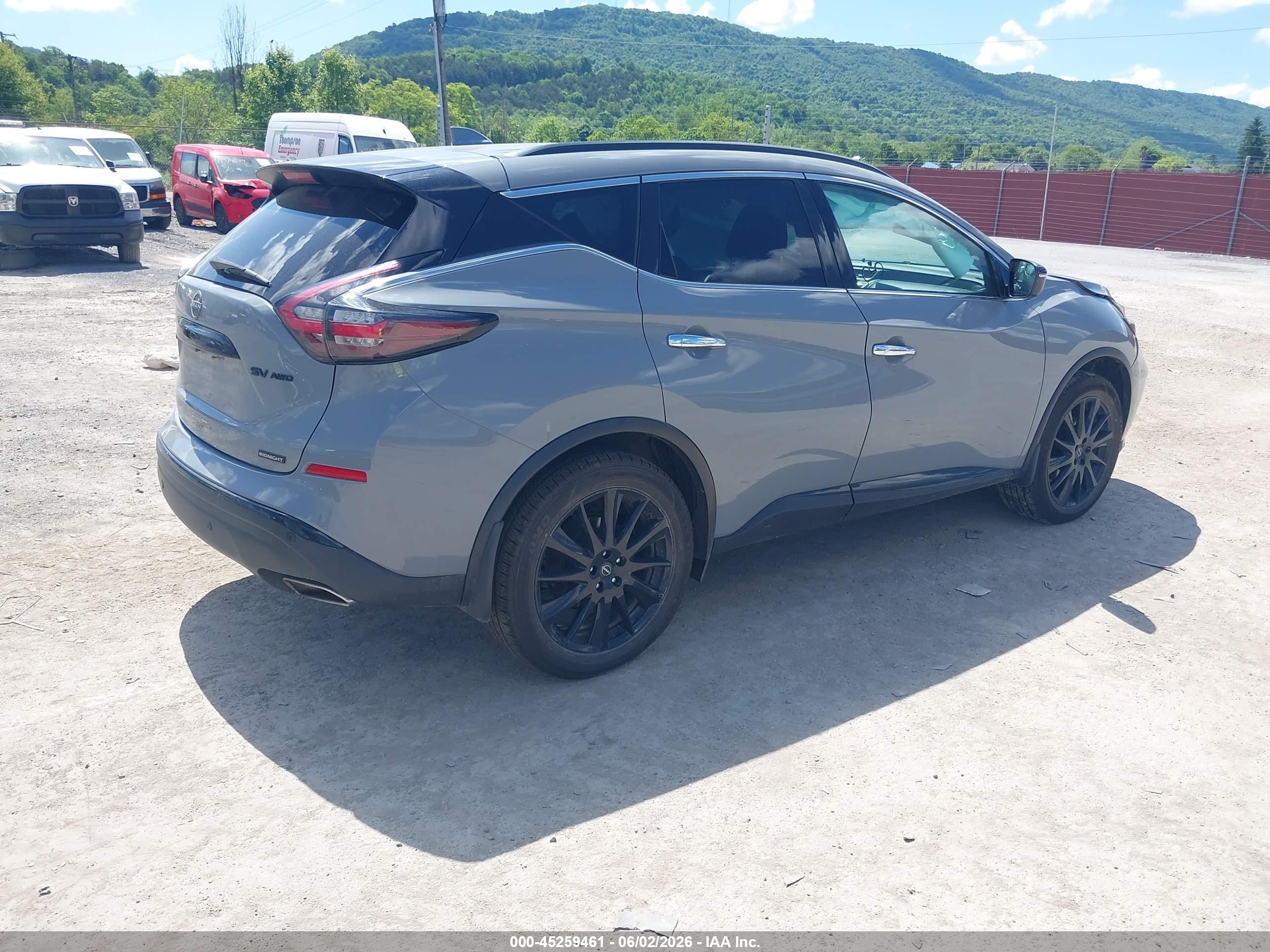2023 Nissan Murano Sv Intelligent Awd Серый vin: 5N1AZ2BS5PC101074