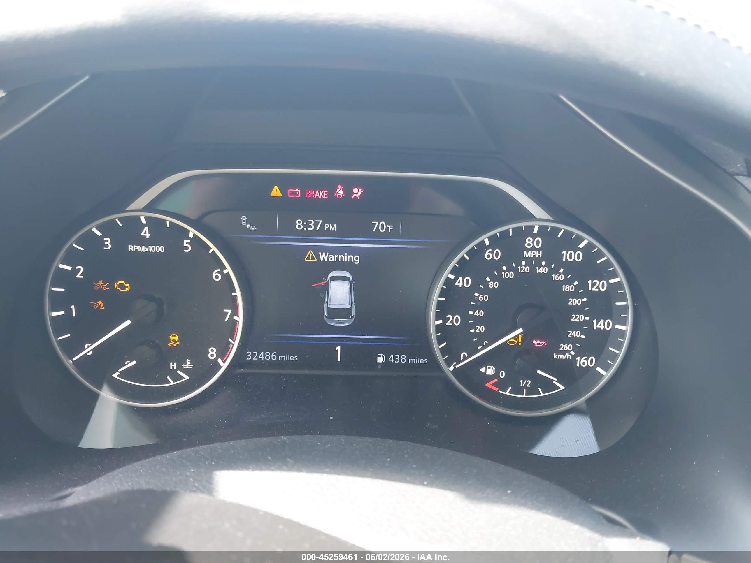 2023 Nissan Murano Sv Intelligent Awd Серый vin: 5N1AZ2BS5PC101074