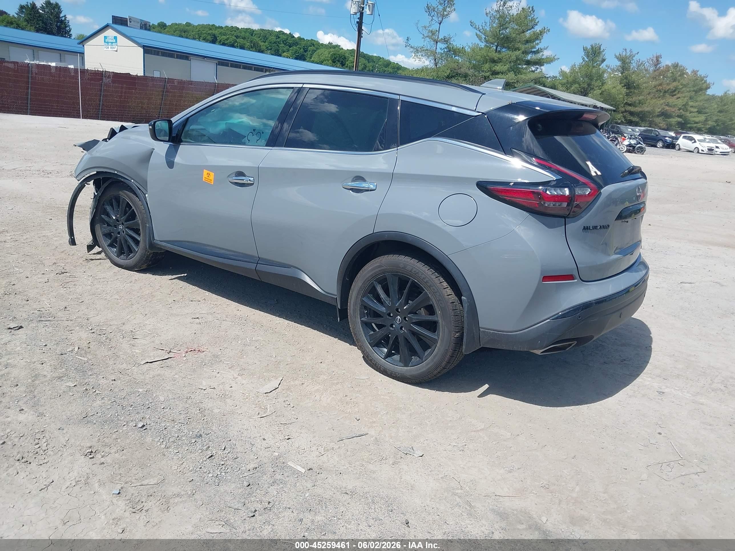 2023 Nissan Murano Sv Intelligent Awd Серый vin: 5N1AZ2BS5PC101074