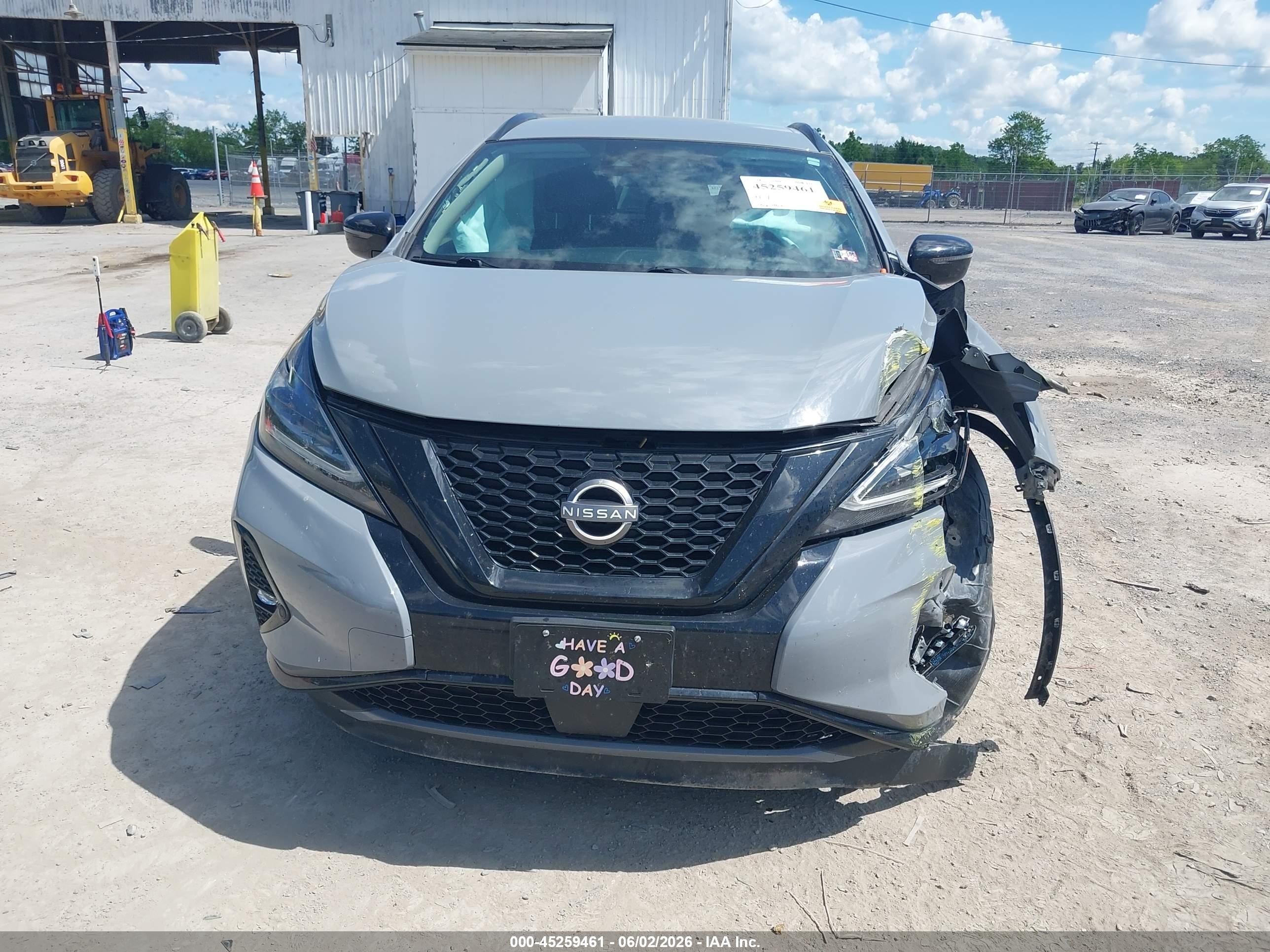 2023 Nissan Murano Sv Intelligent Awd Серый vin: 5N1AZ2BS5PC101074