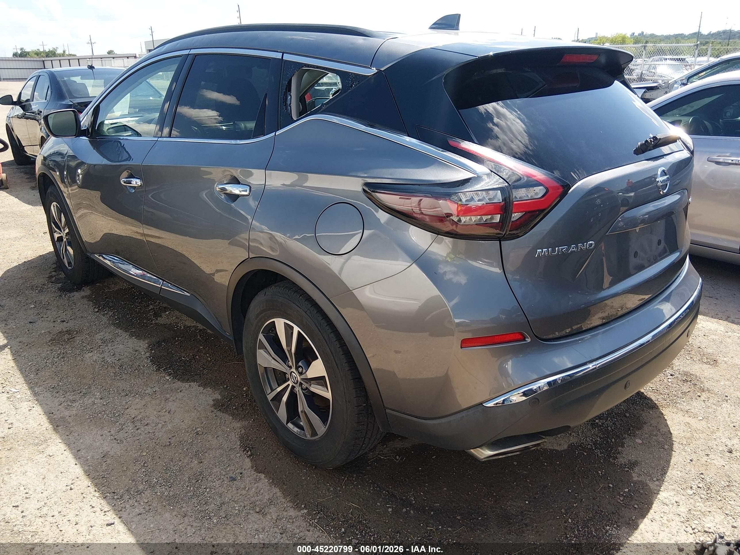 2021 Nissan Murano Sv Intelligent Awd Gray vin: 5N1AZ2BS7MC108619