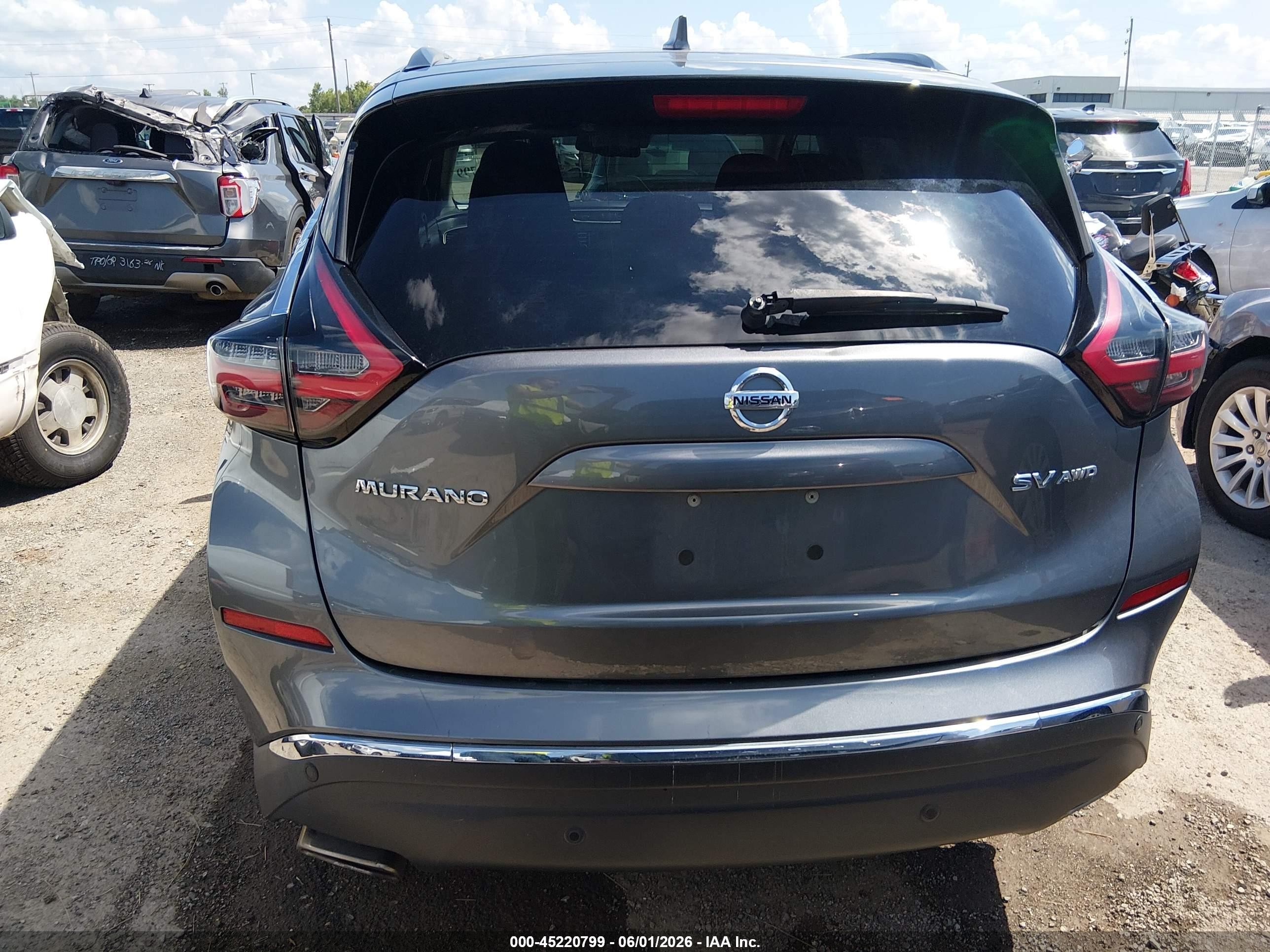 2021 Nissan Murano Sv Intelligent Awd Gray vin: 5N1AZ2BS7MC108619