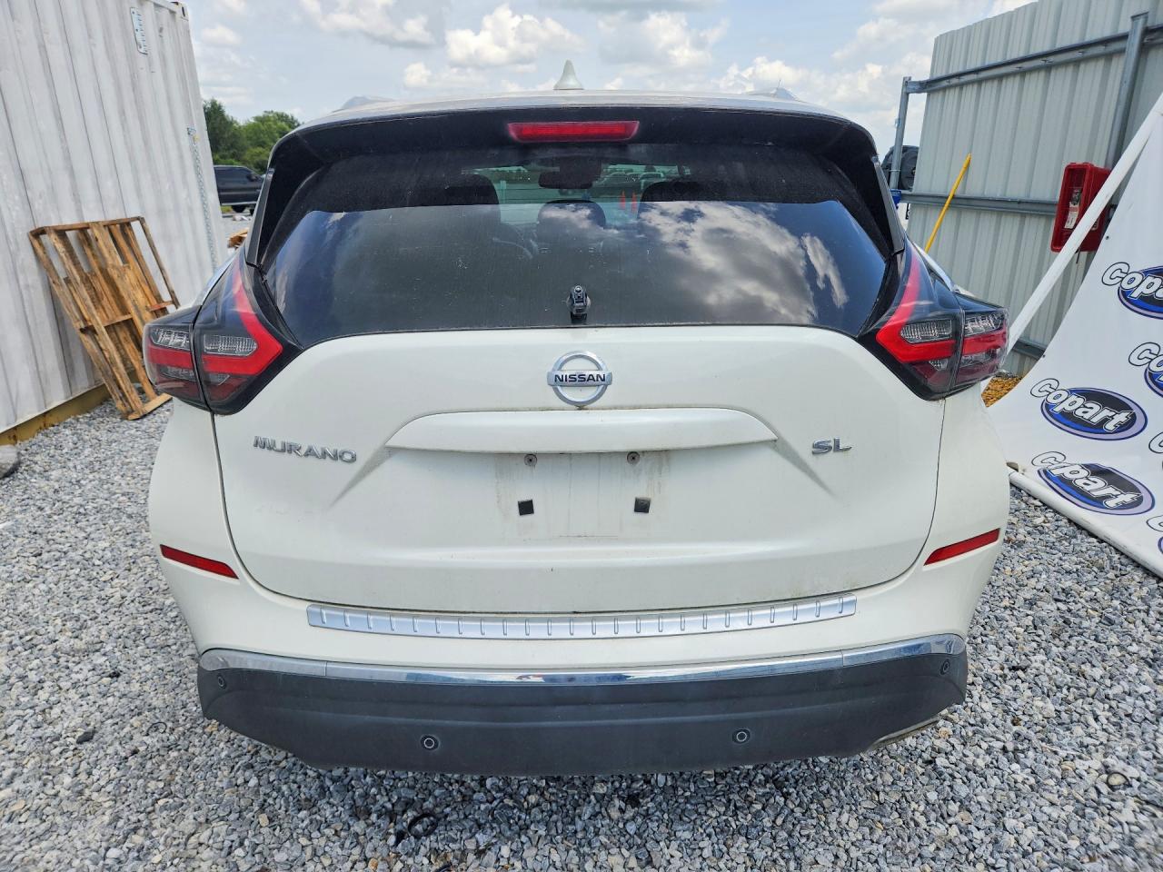 2020 Nissan Murano Sl White vin: 5N1AZ2CJ2LN130374