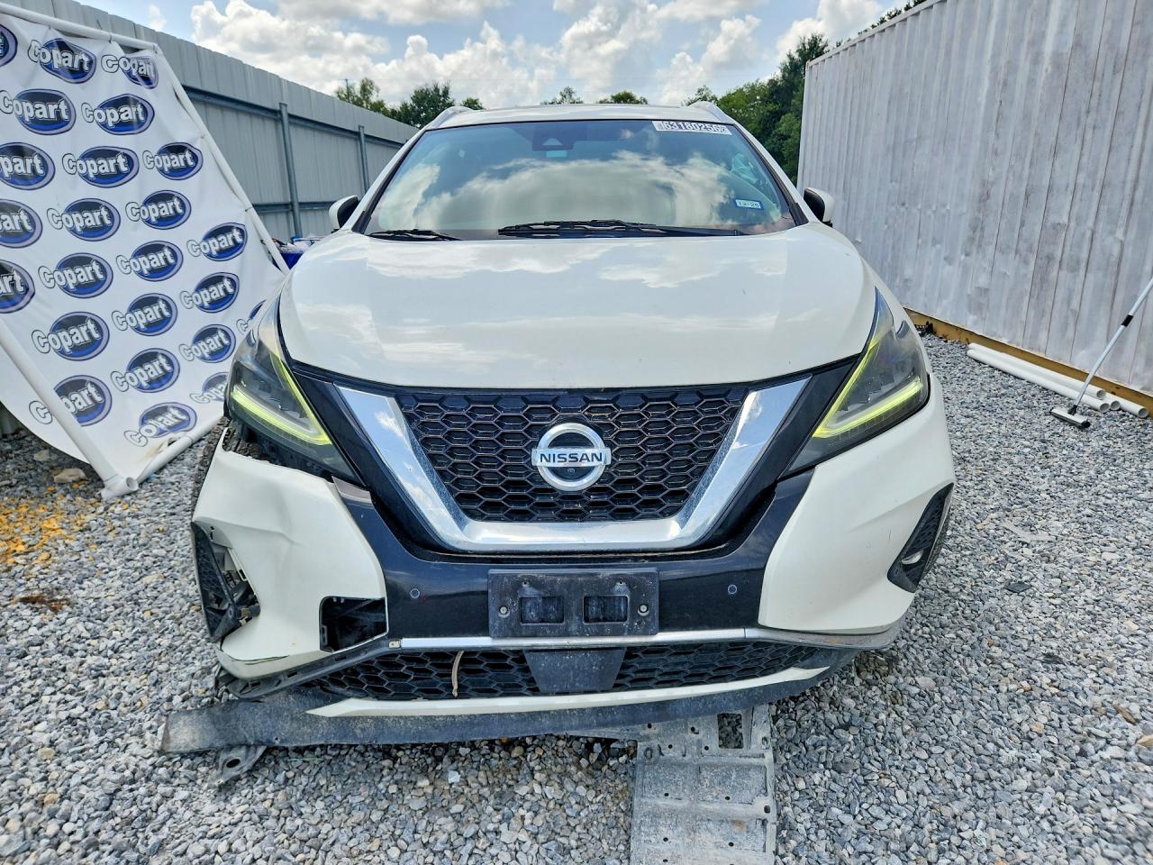 2020 Nissan Murano Sl White vin: 5N1AZ2CJ2LN130374