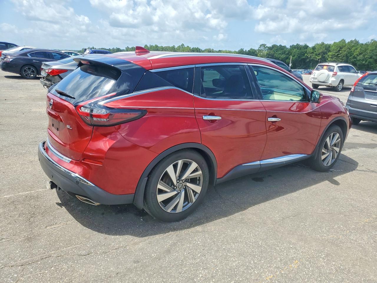 2020 Nissan Murano Sl Красный vin: 5N1AZ2CJ9LN150766