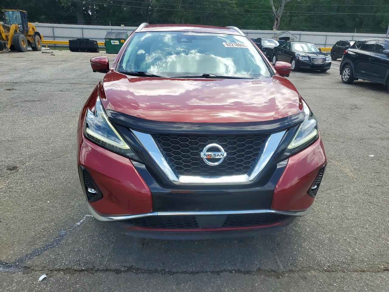 2020 Nissan Murano Sl Красный vin: 5N1AZ2CJ9LN150766