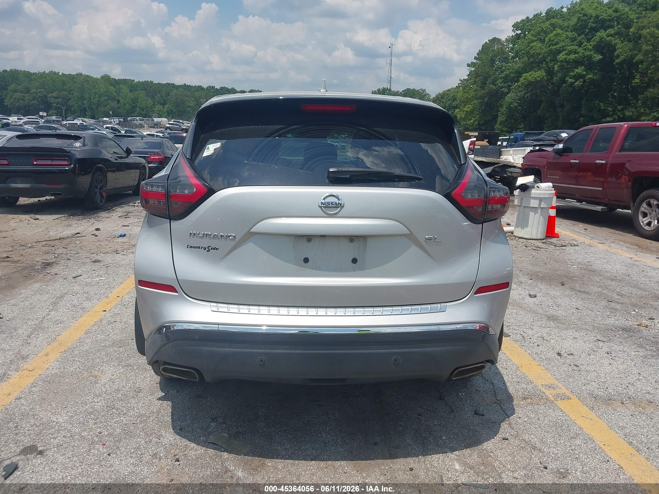 2021 Nissan Murano Sl Fwd Silver vin: 5N1AZ2CJXMC108703