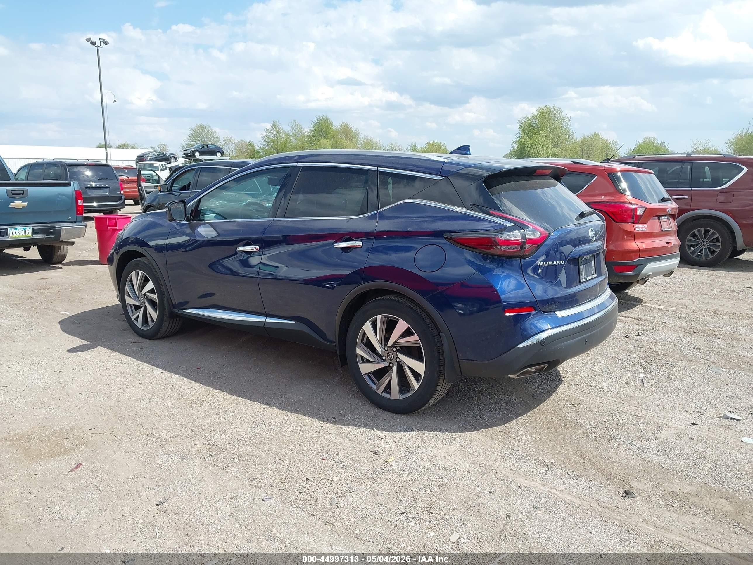 2020 Nissan Murano Sl Intelligent Awd Blue vin: 5N1AZ2CS0LN170963