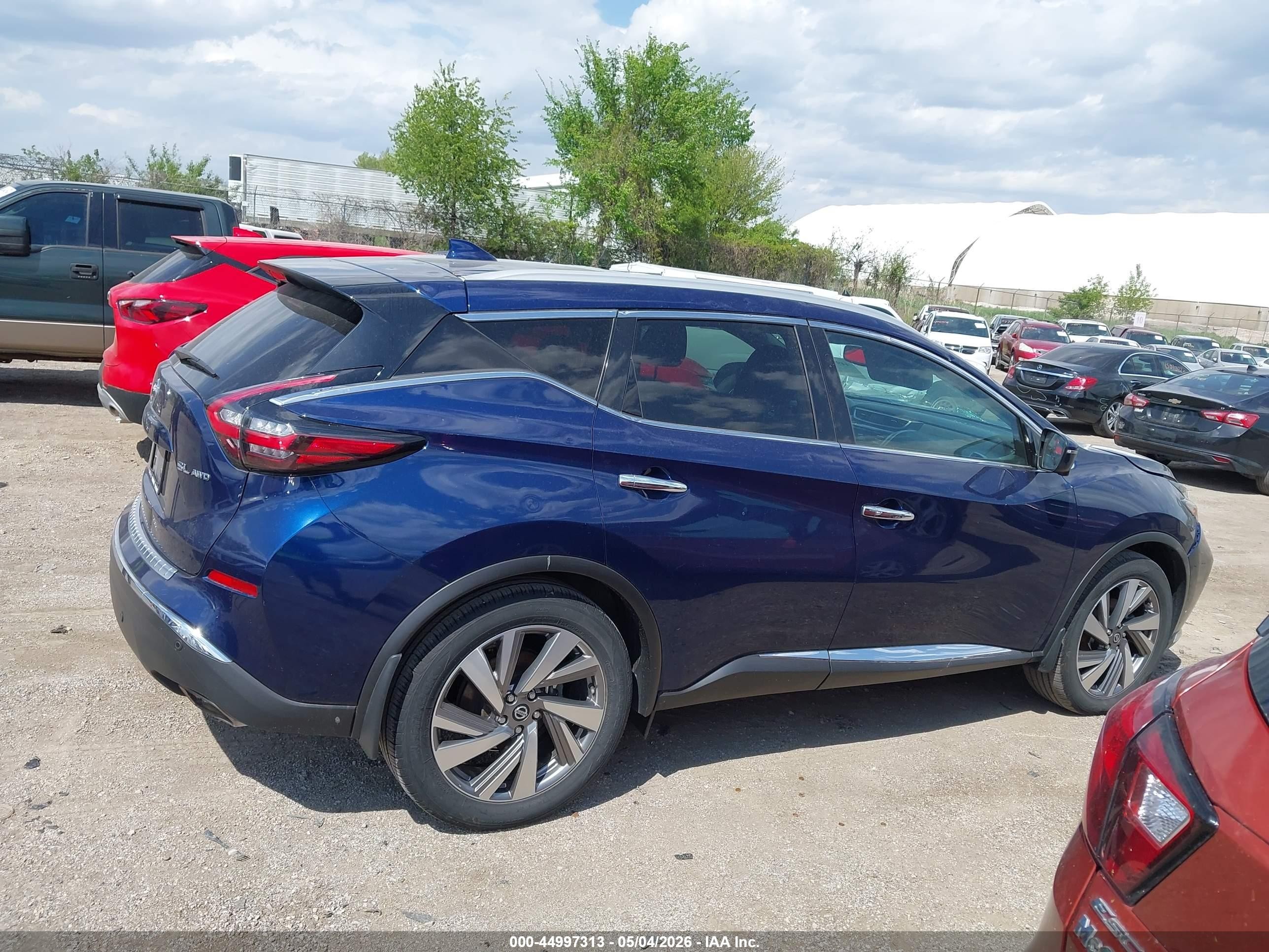 2020 Nissan Murano Sl Intelligent Awd Blue vin: 5N1AZ2CS0LN170963