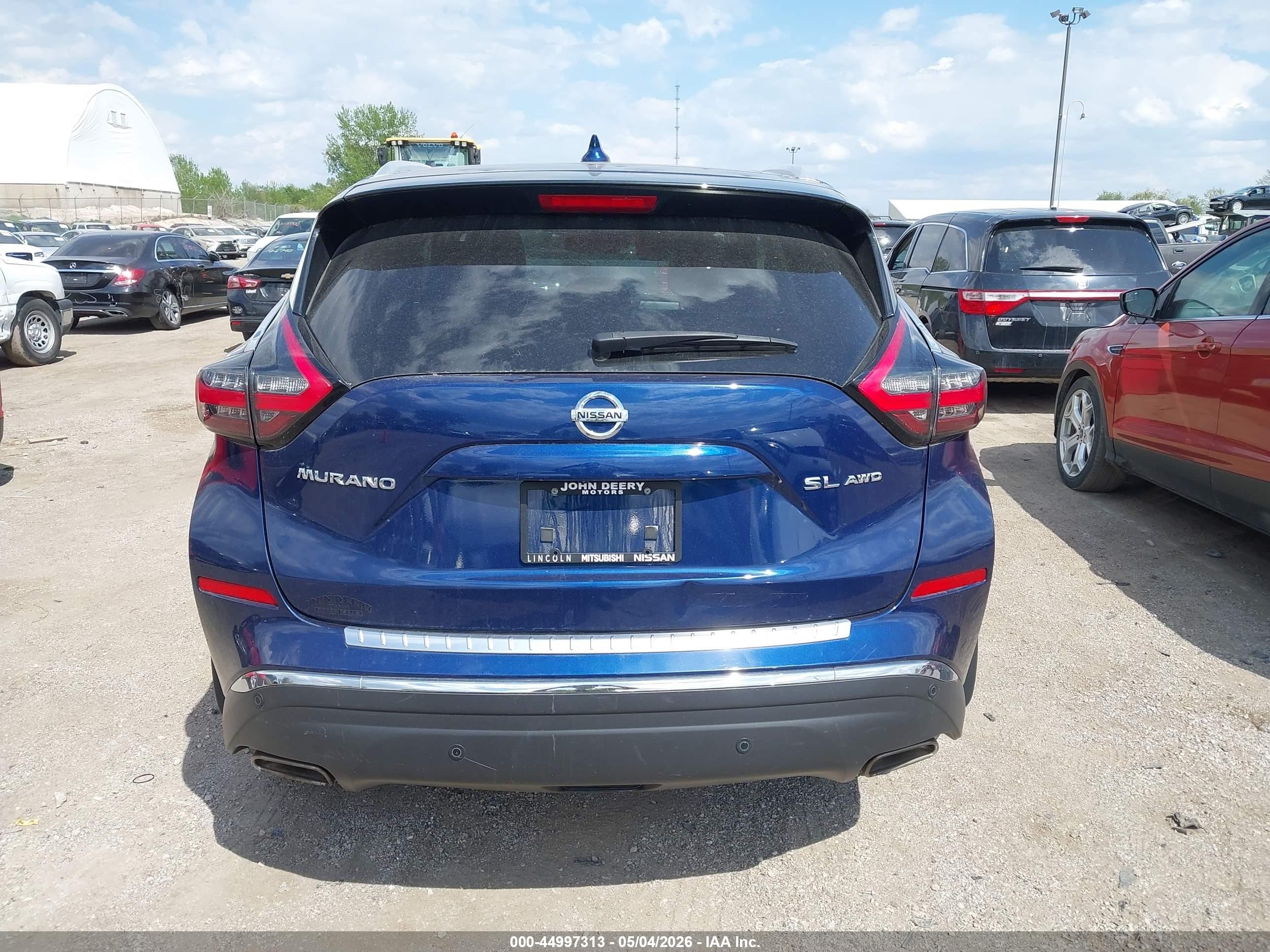 2020 Nissan Murano Sl Intelligent Awd Blue vin: 5N1AZ2CS0LN170963