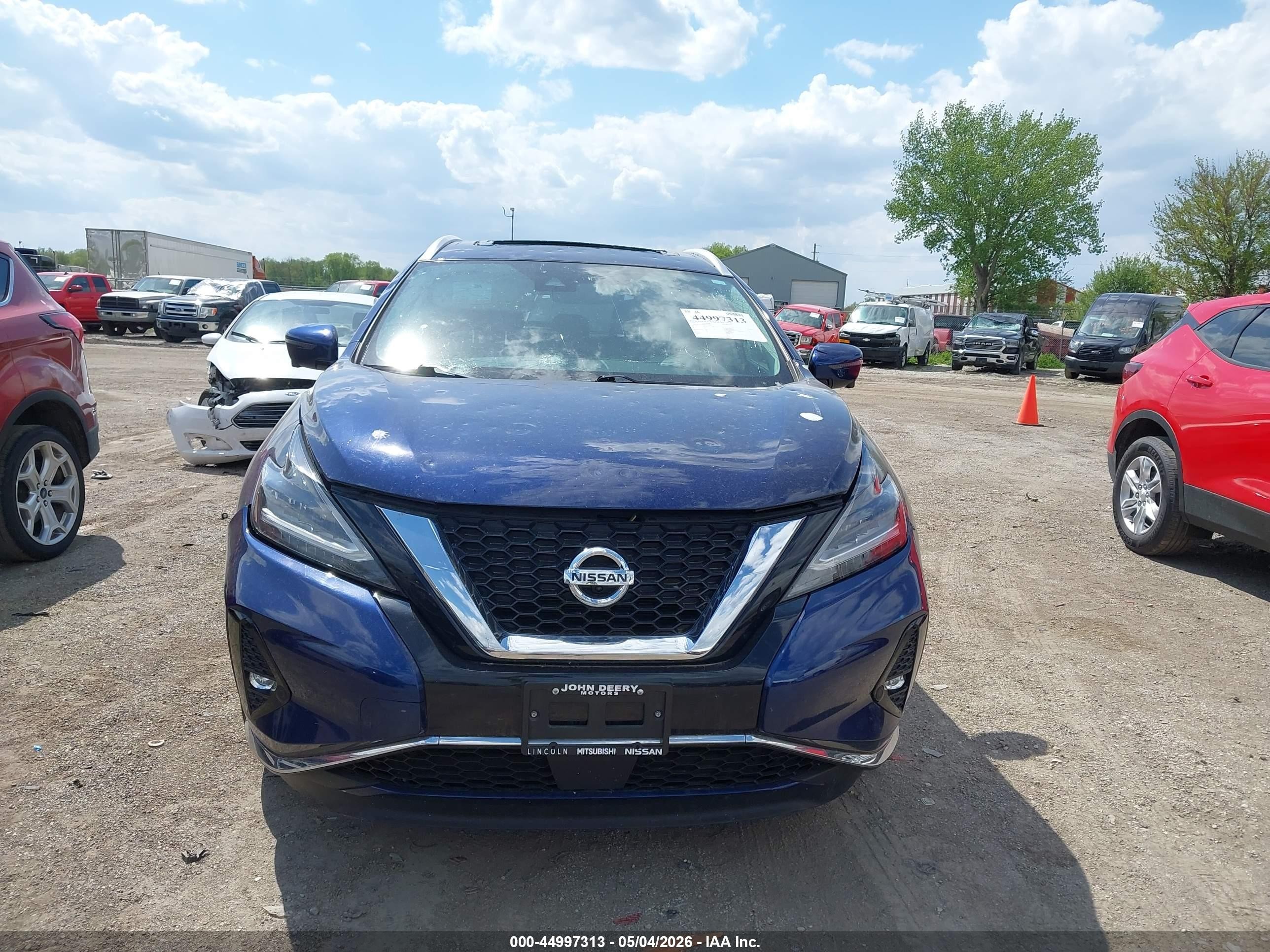 2020 Nissan Murano Sl Intelligent Awd Blue vin: 5N1AZ2CS0LN170963